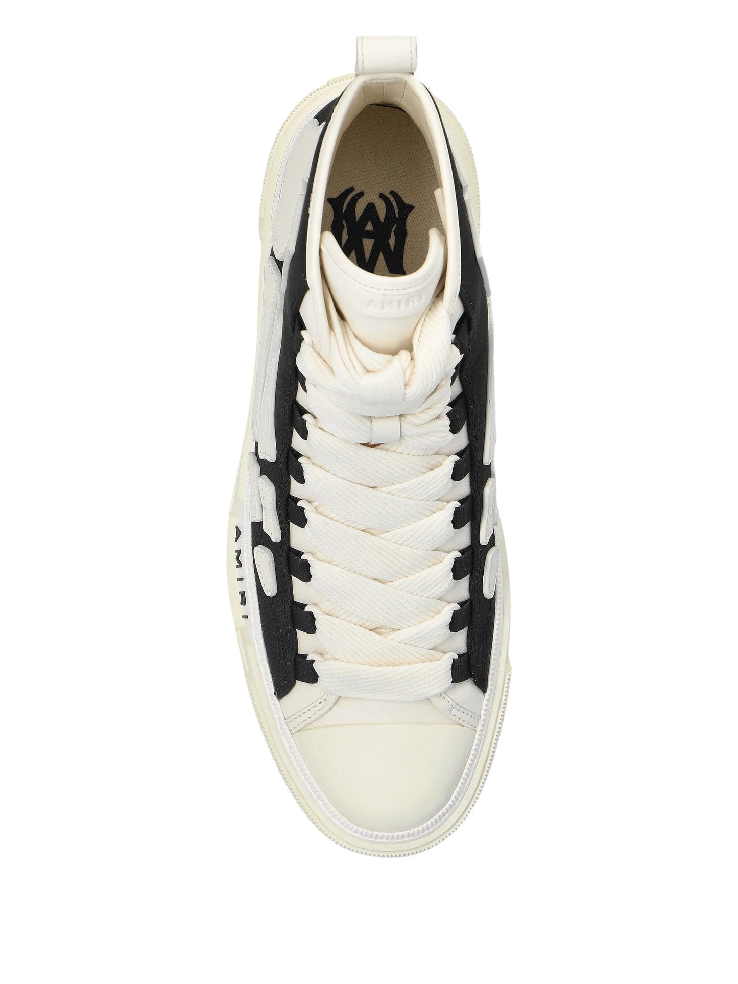 skeleton-print sneakers