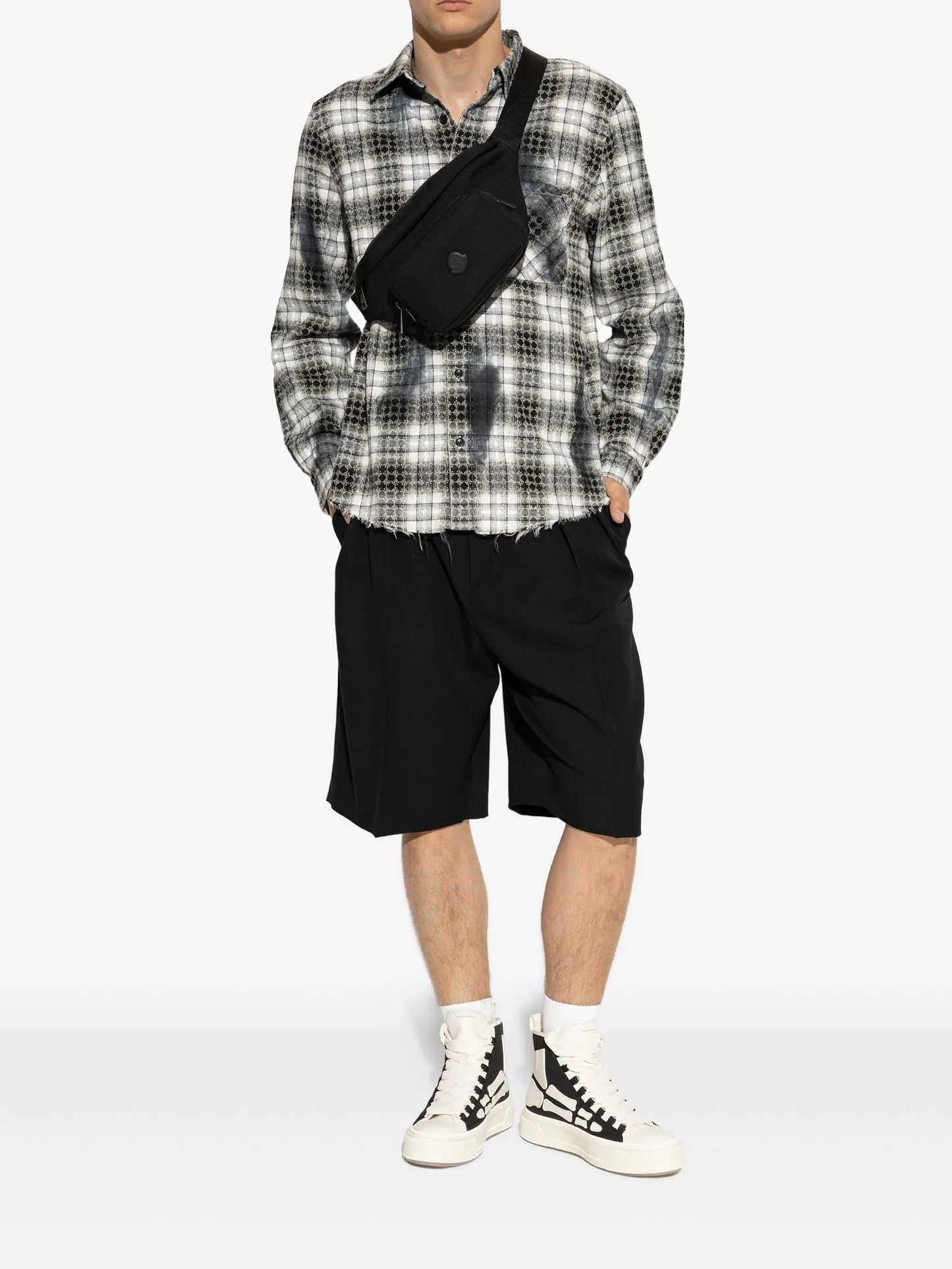 skeleton-print sneakers