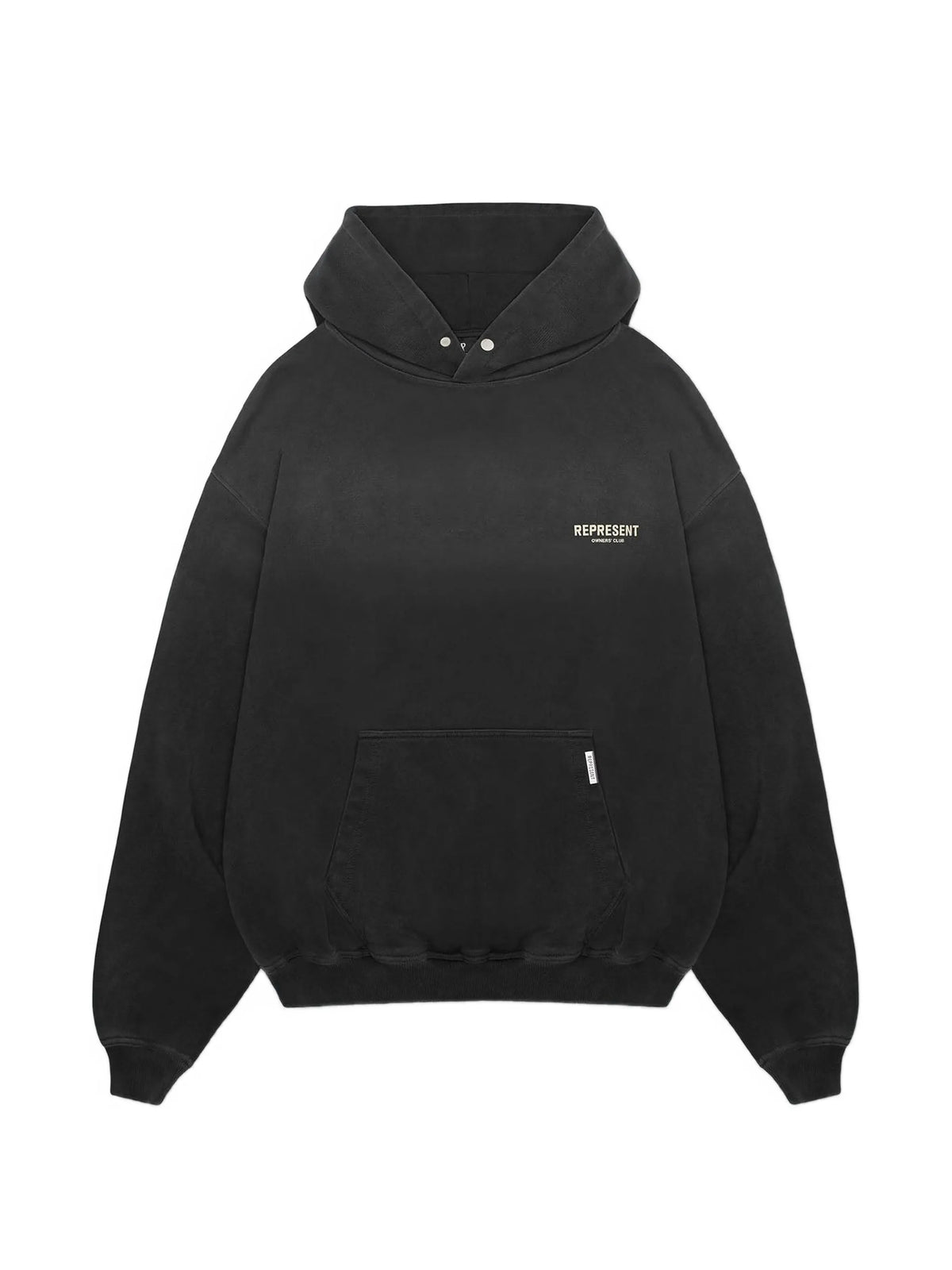 logo-print cotton hoodie