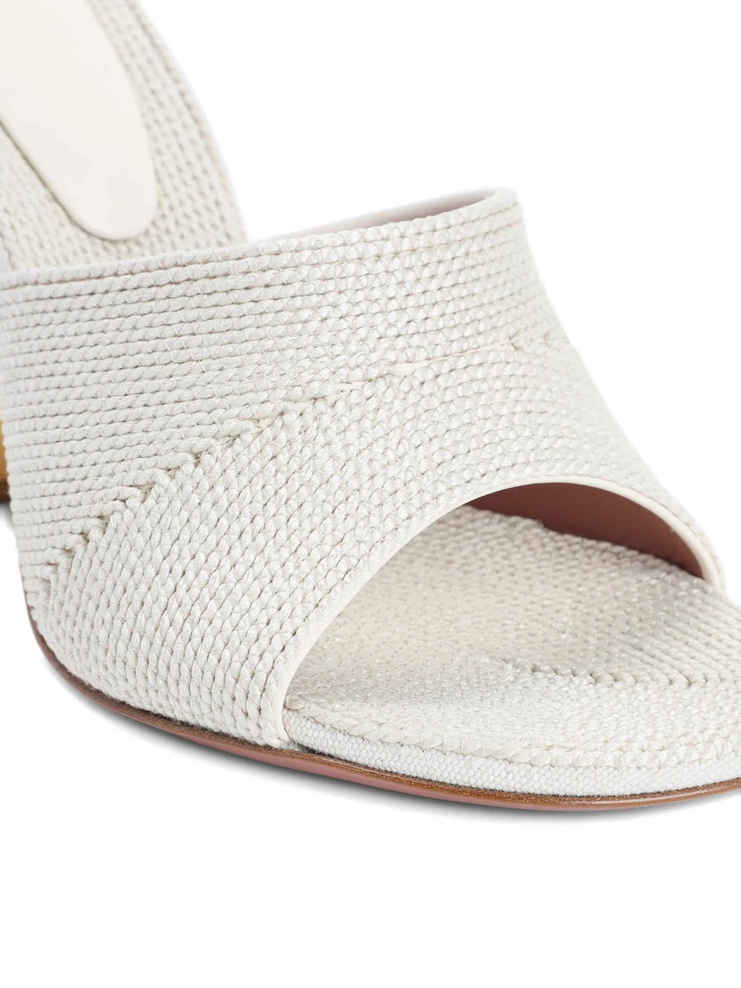 90mm leather heeled sandals