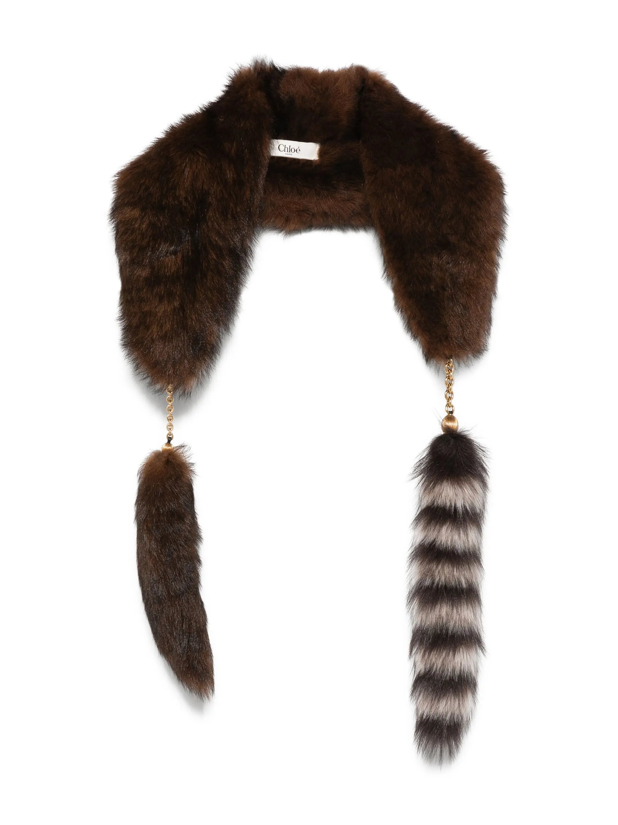 shearling scarf