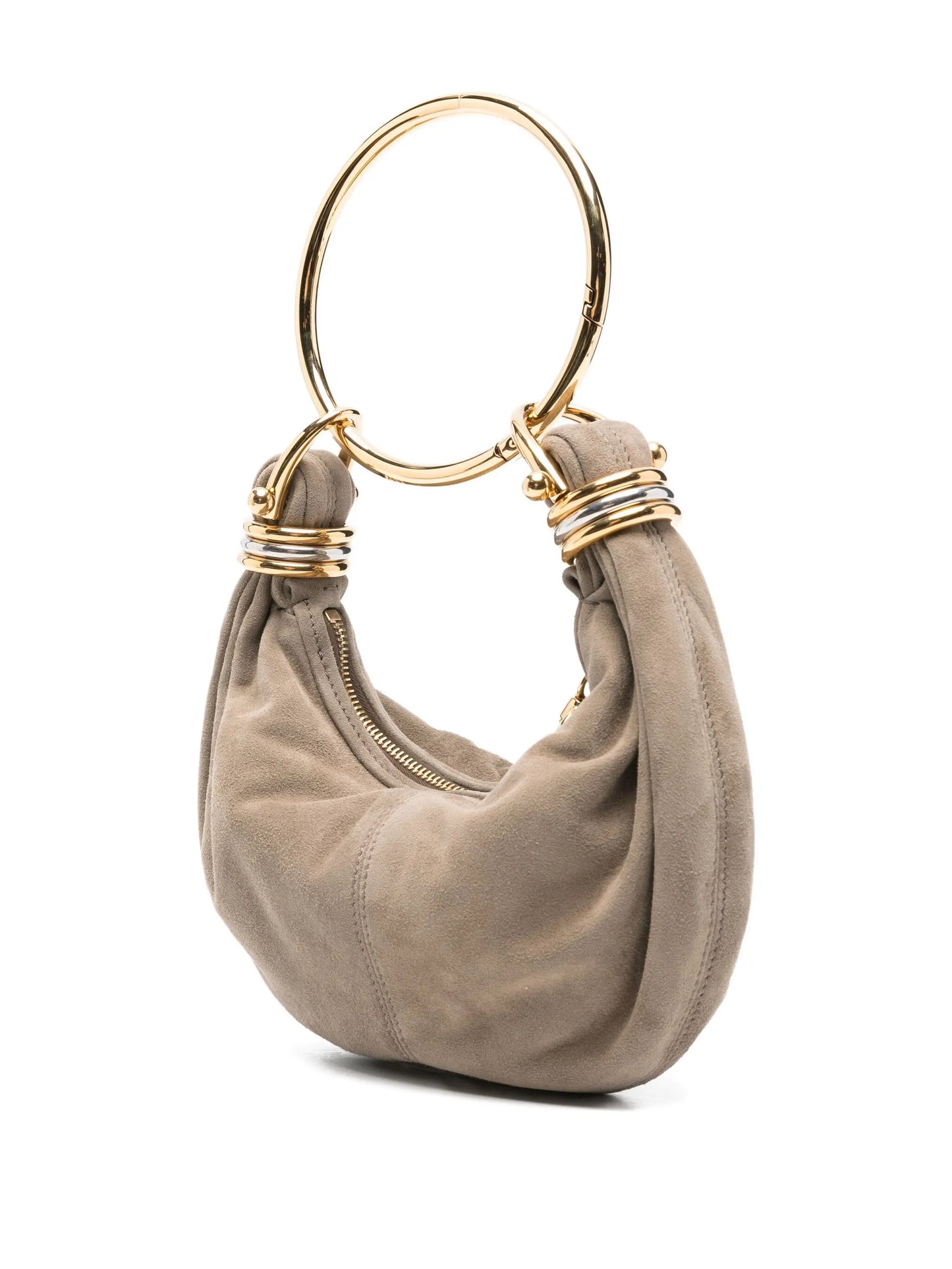Bracelet suede tote bag