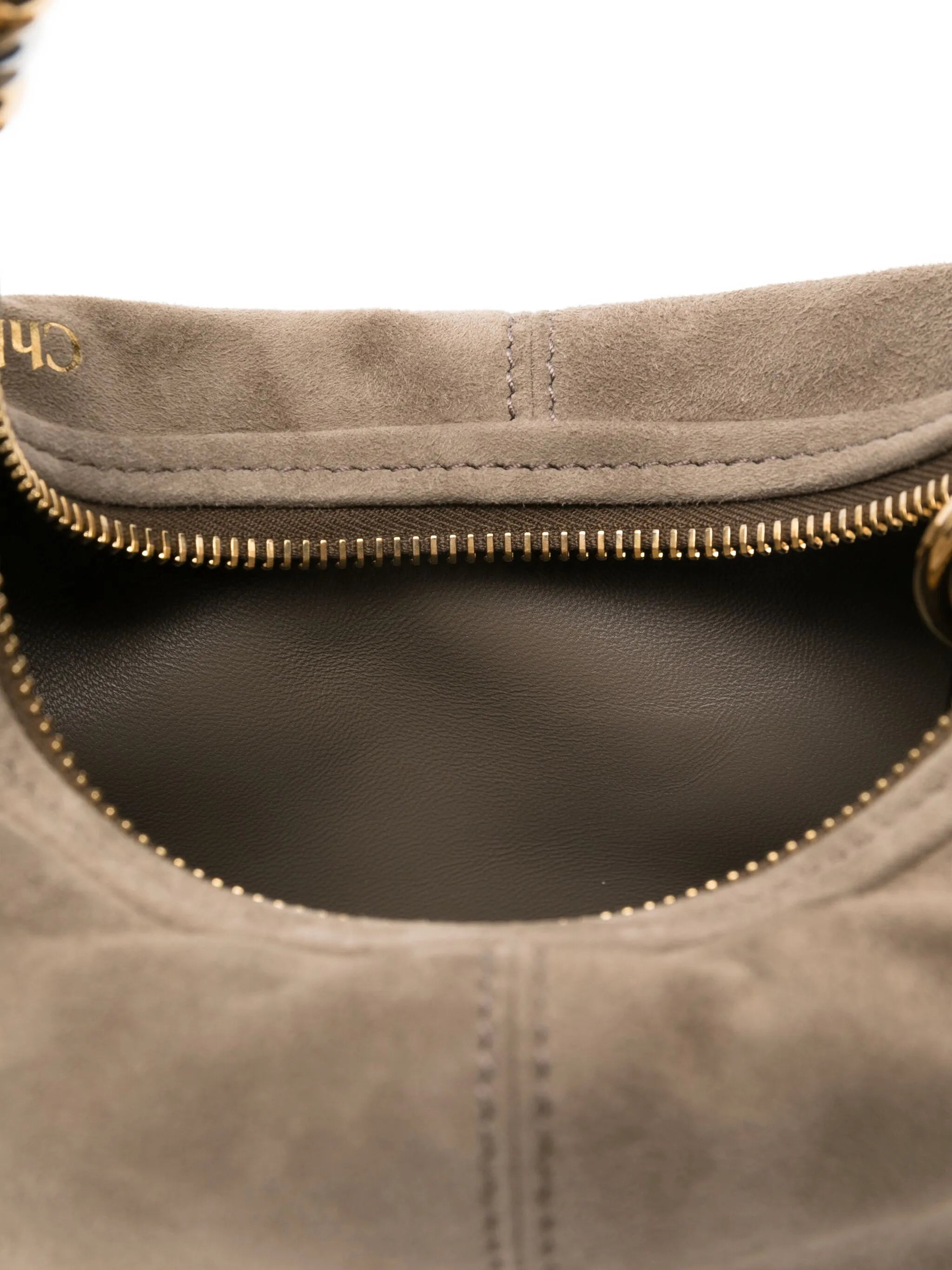 Bracelet suede tote bag