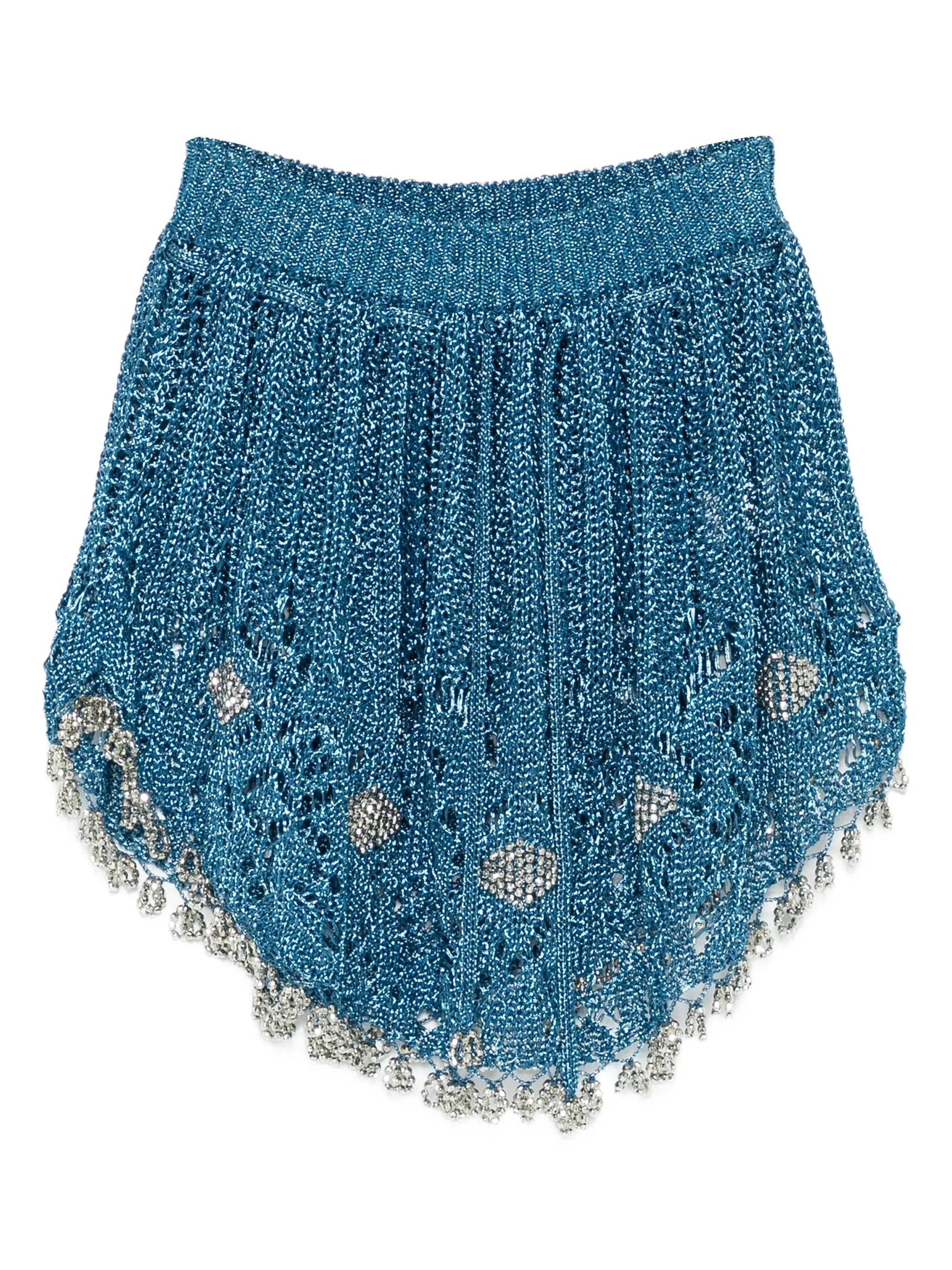 crochet mini skirt