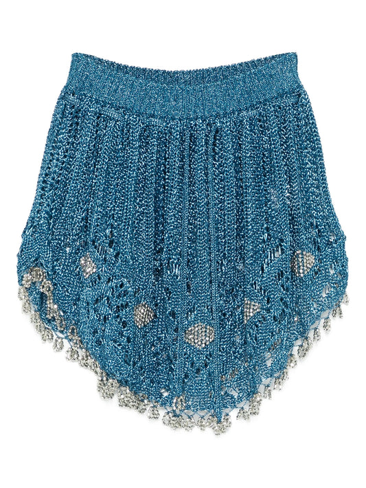 crochet mini skirt