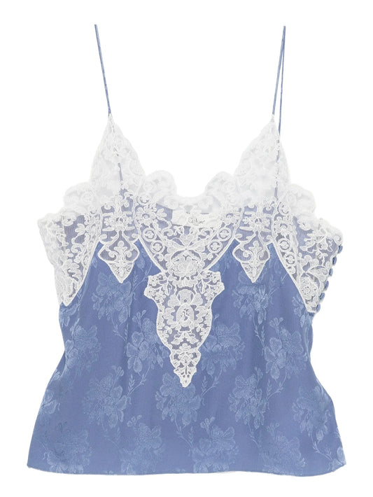 lace insert camisole