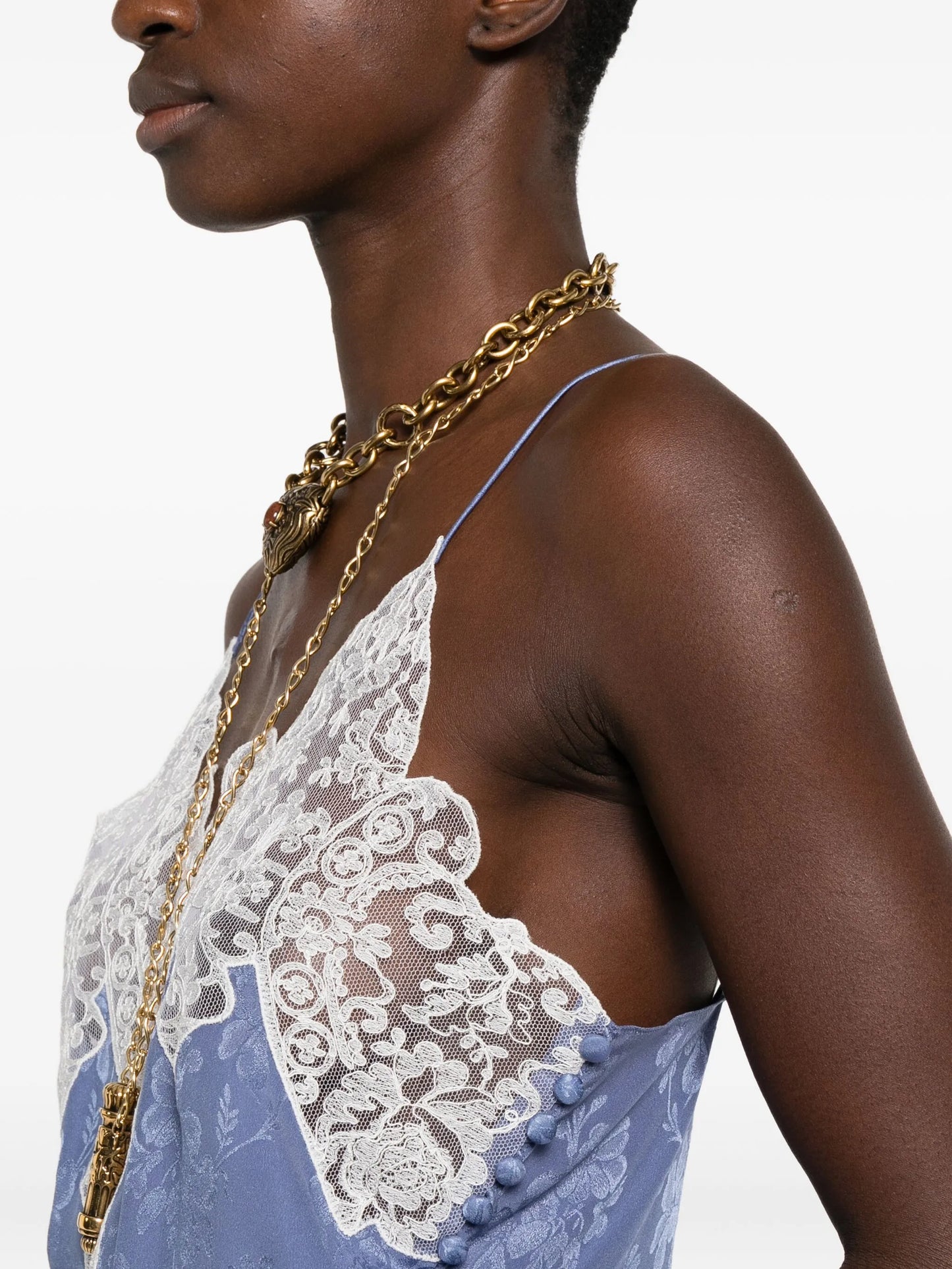lace-detail top