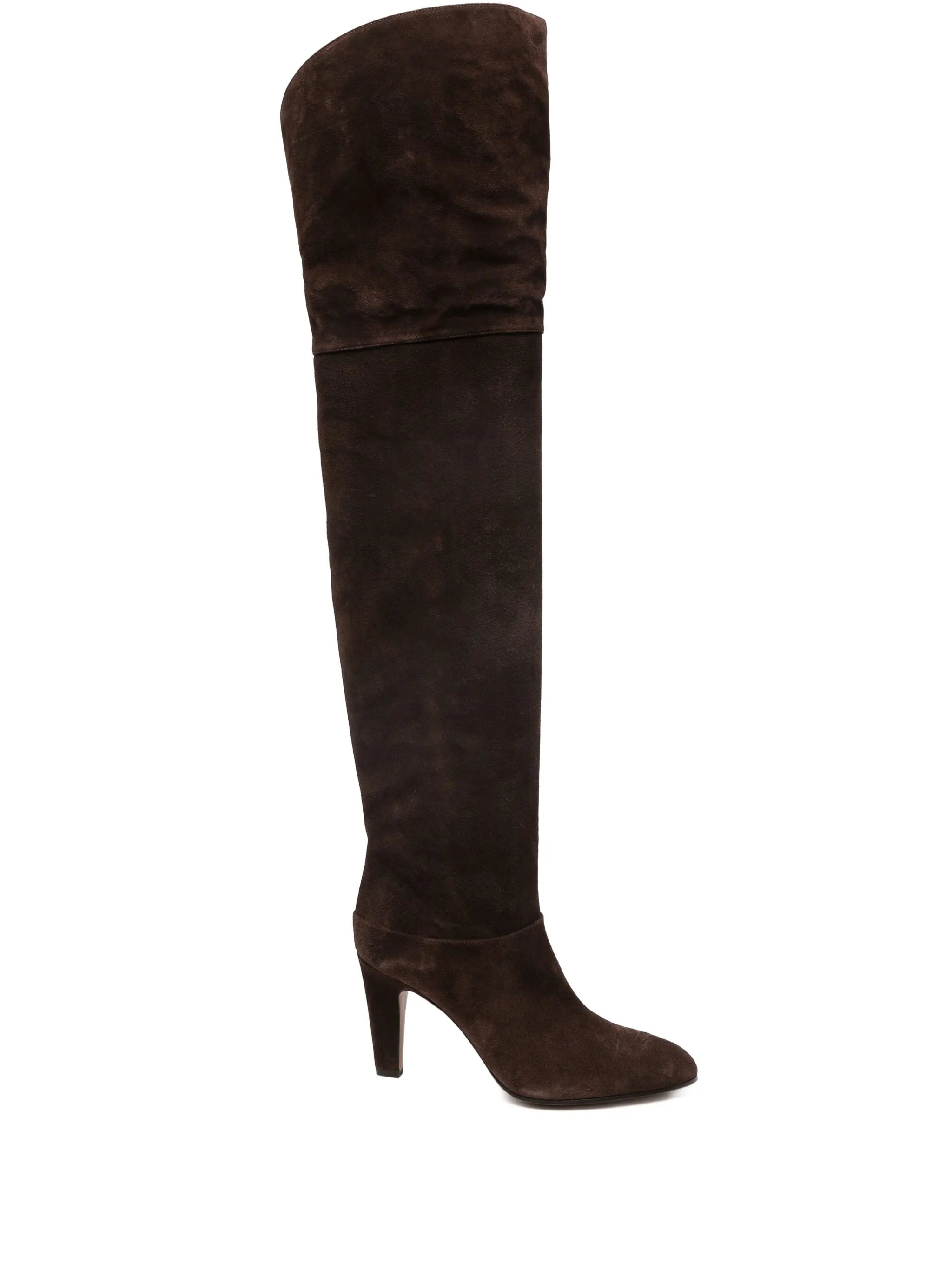 85mm Eve suede over-the-knee boots