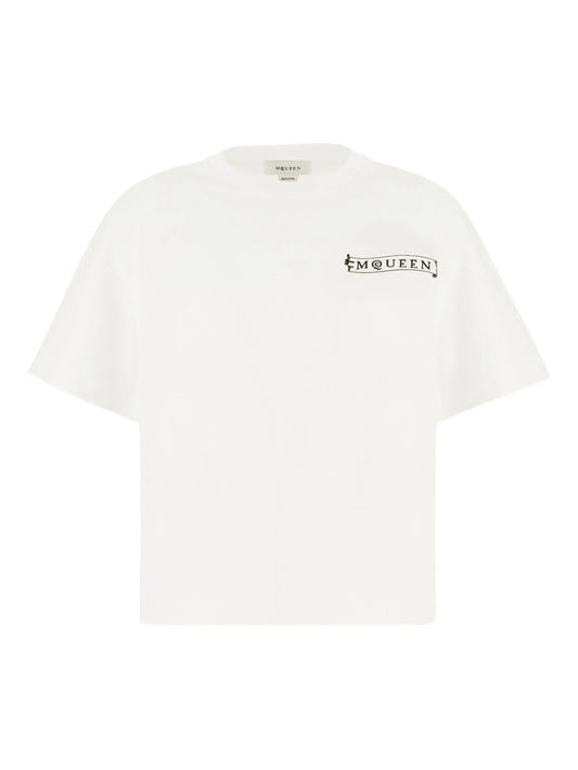 banner logo-print T-shirt