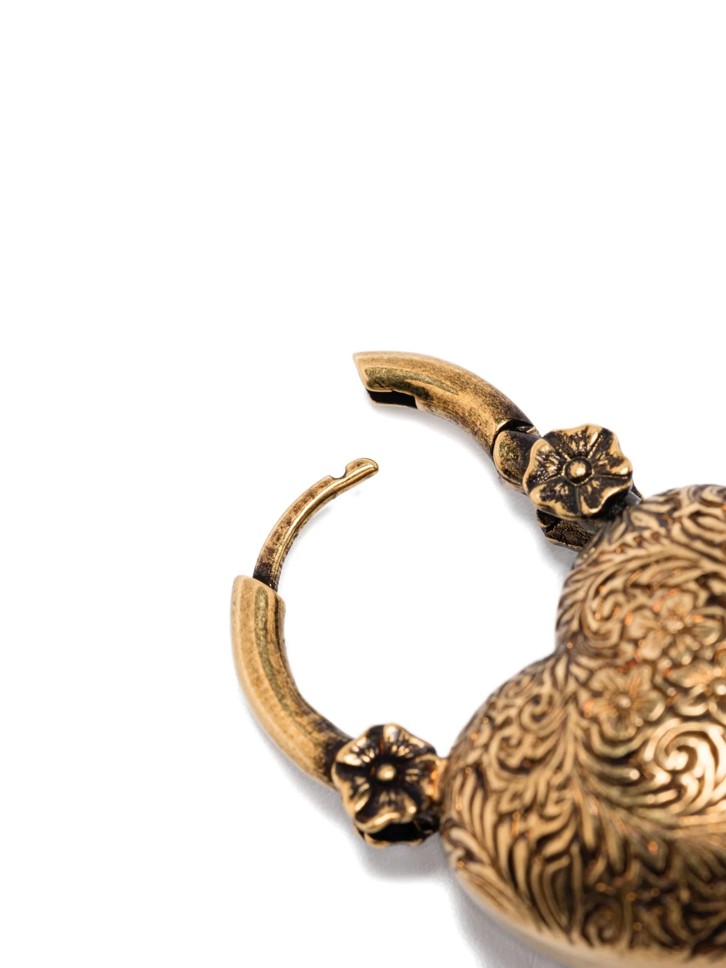 heart-shaped drop earrings