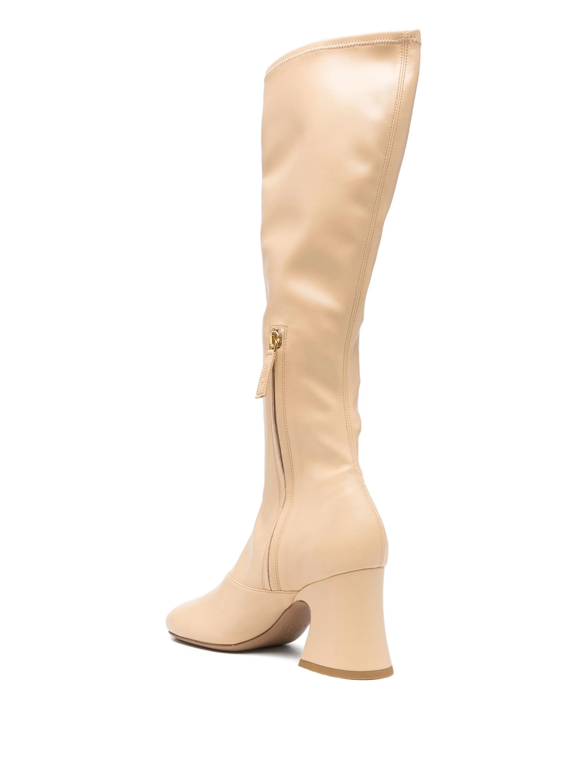 knee-high block-heel boots