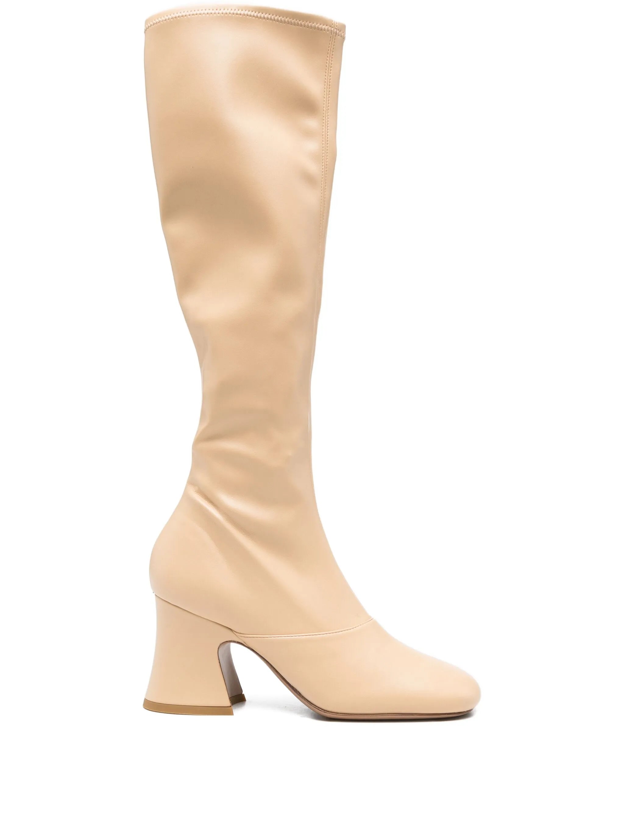 knee-high block-heel boots