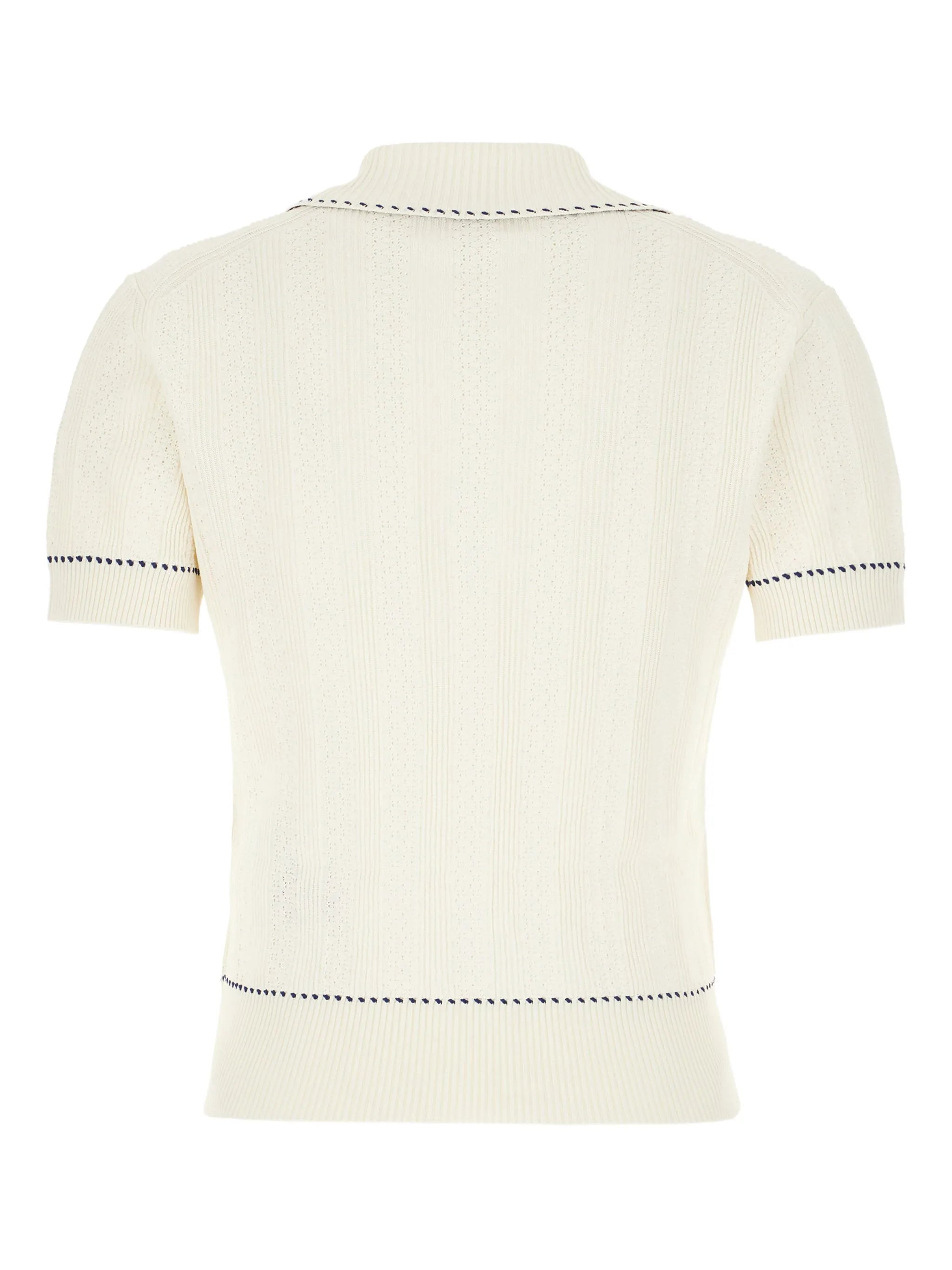 ribbed polo top