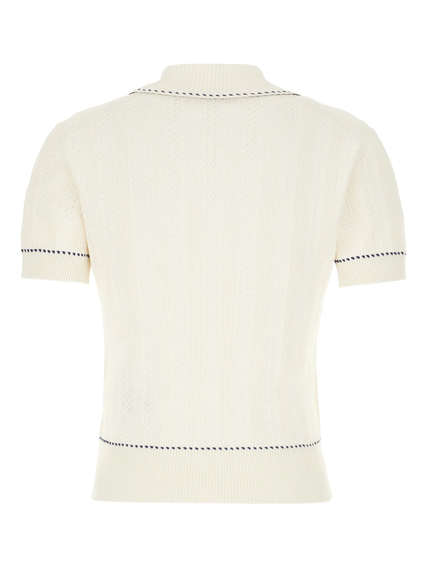 ribbed polo top