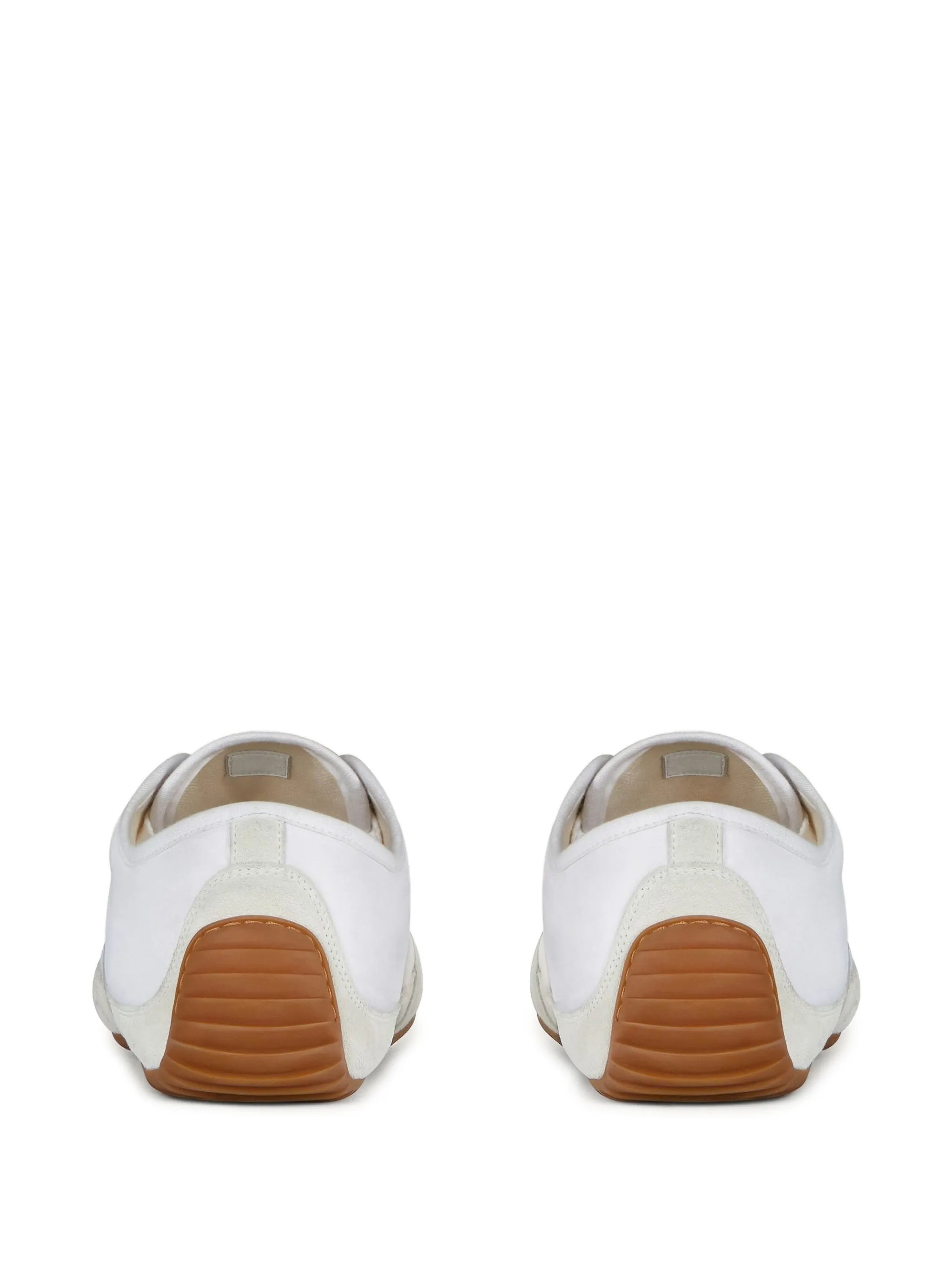 slim sneakers in nylon and suede