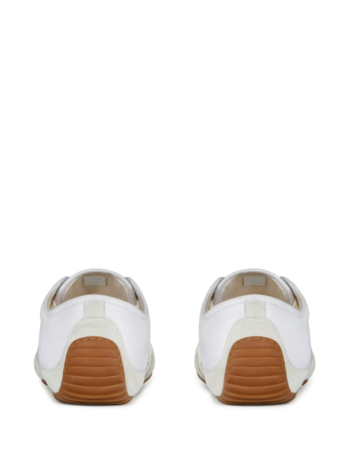slim sneakers in nylon and suede