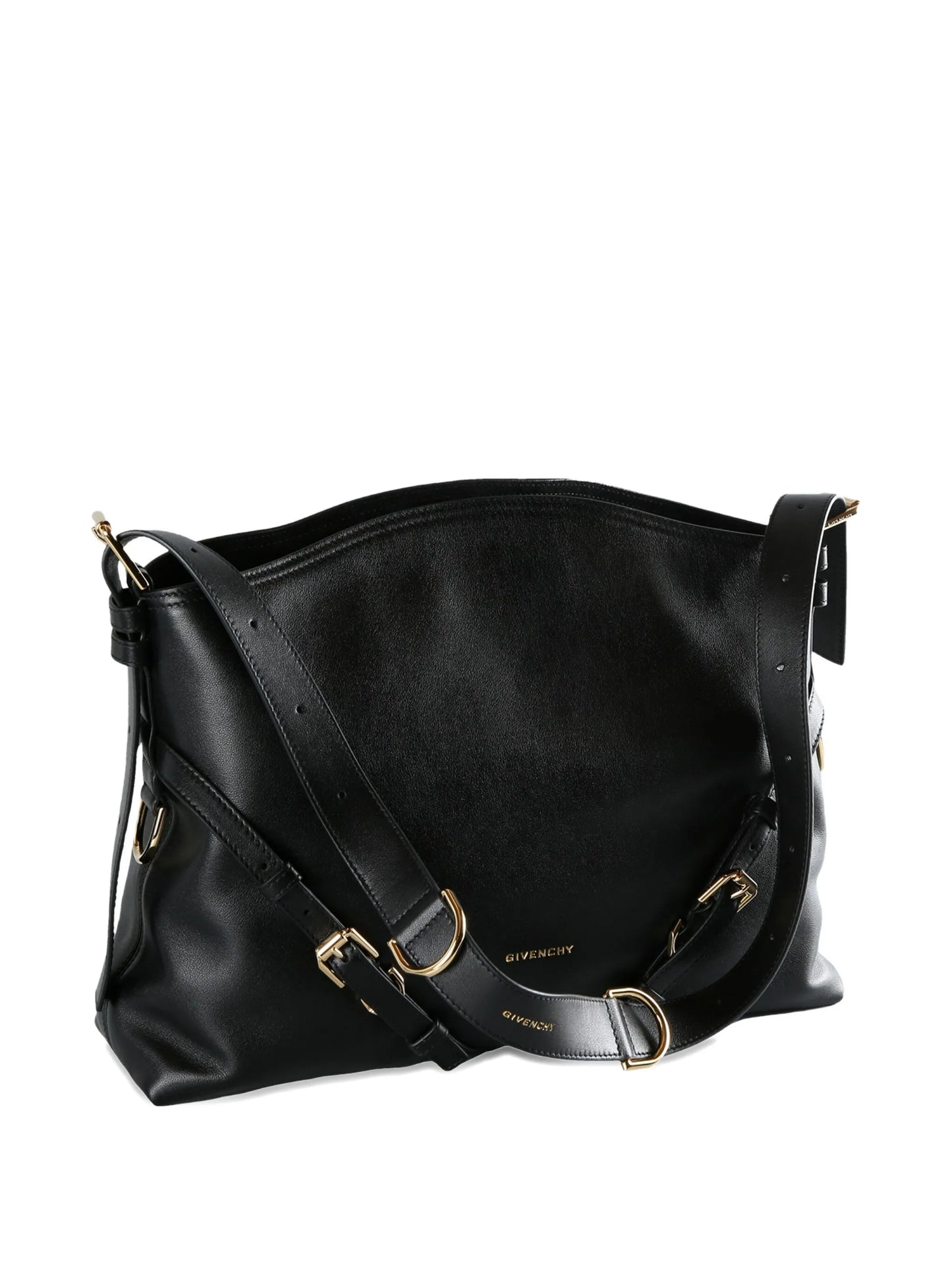 Voyou buckled leather shoulder bag