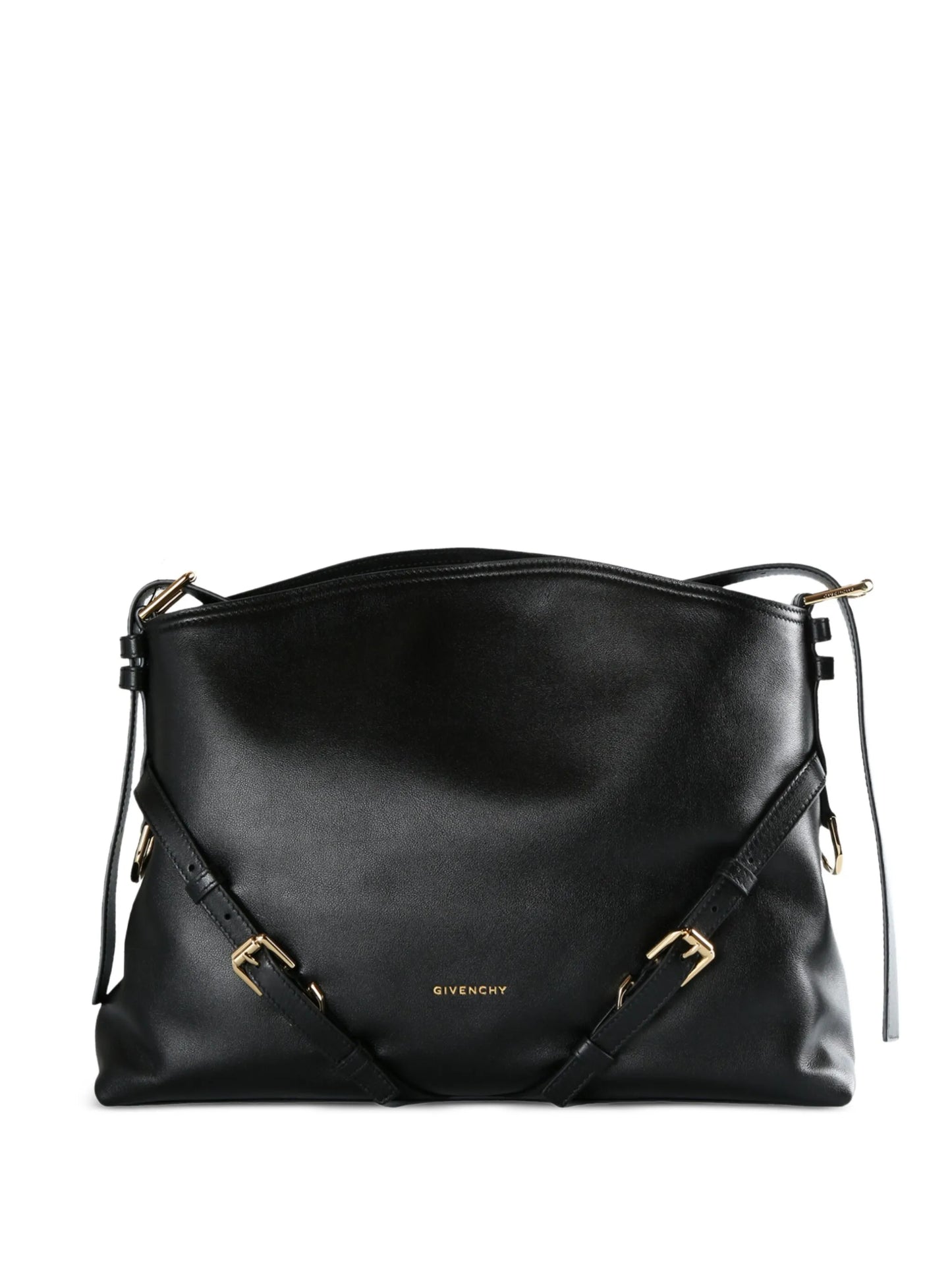 Voyou buckled leather shoulder bag
