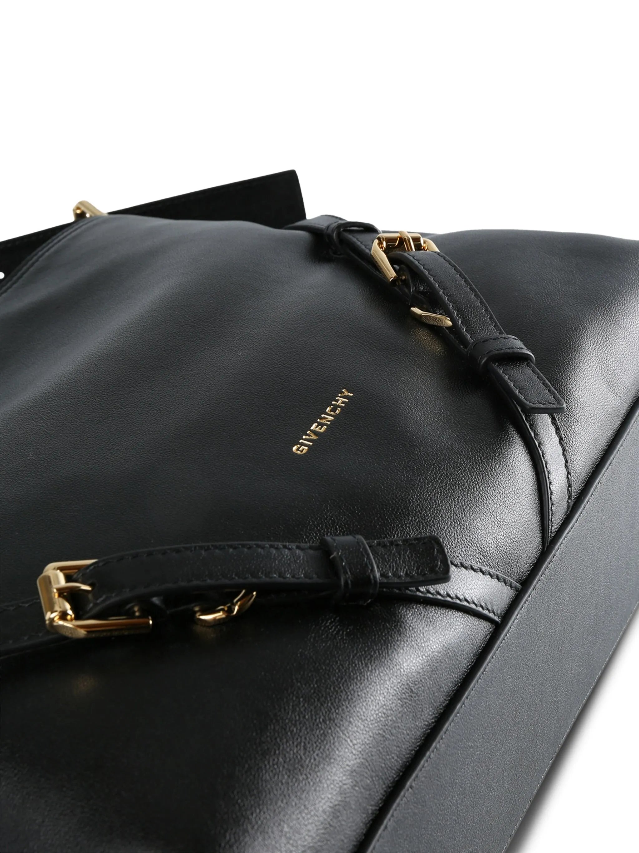 Voyou buckled leather shoulder bag