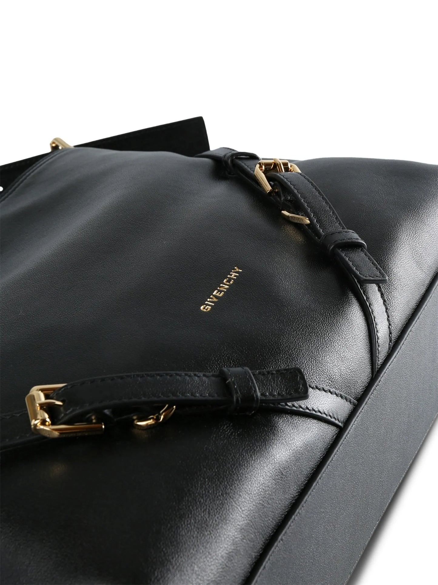 Voyou buckled leather shoulder bag