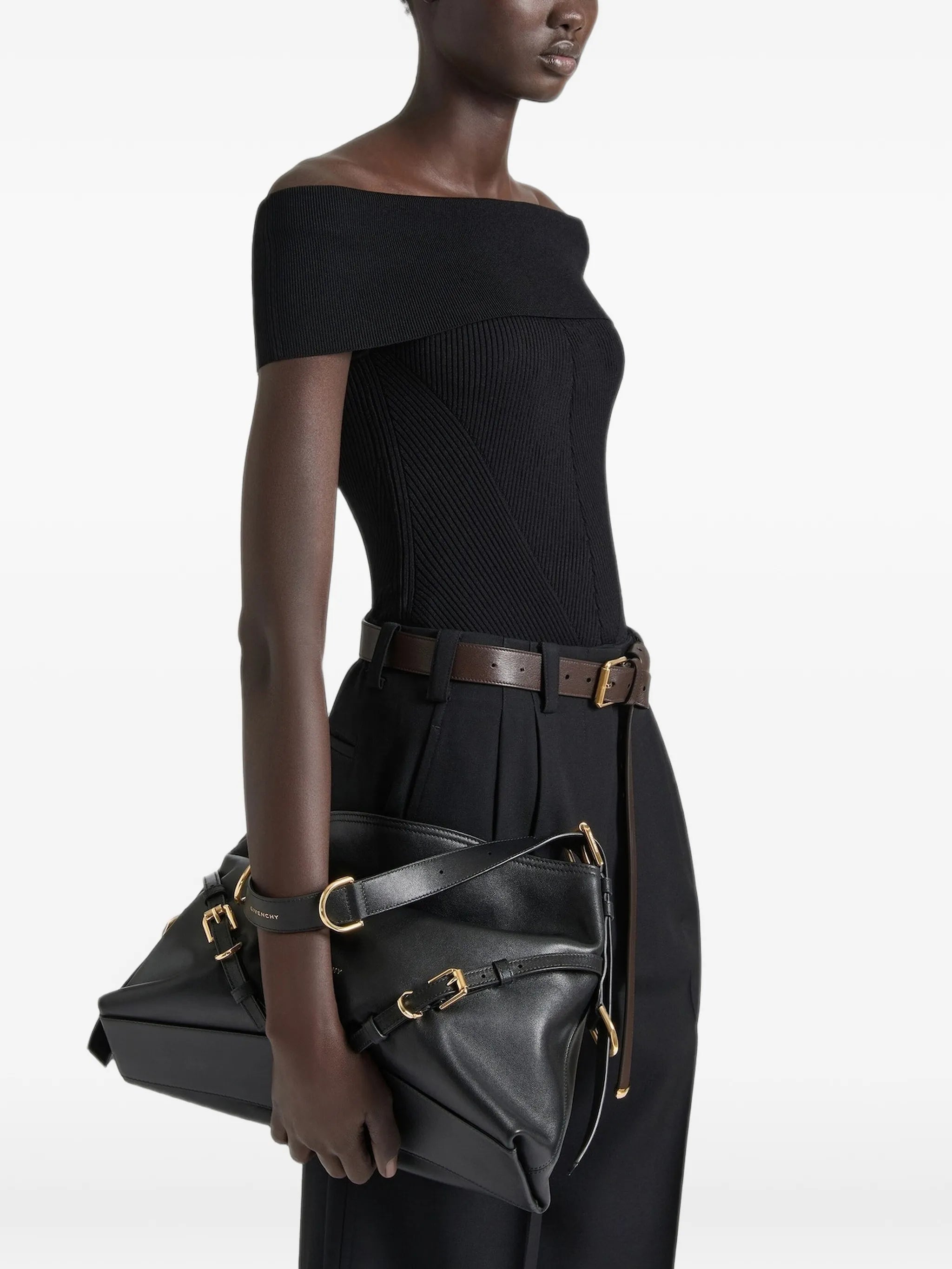medium Voyou bag shiny leather