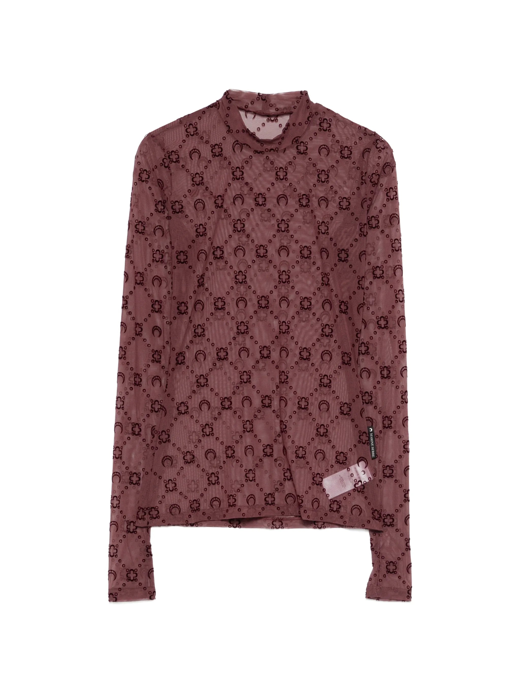 Moonogram long-sleeve top