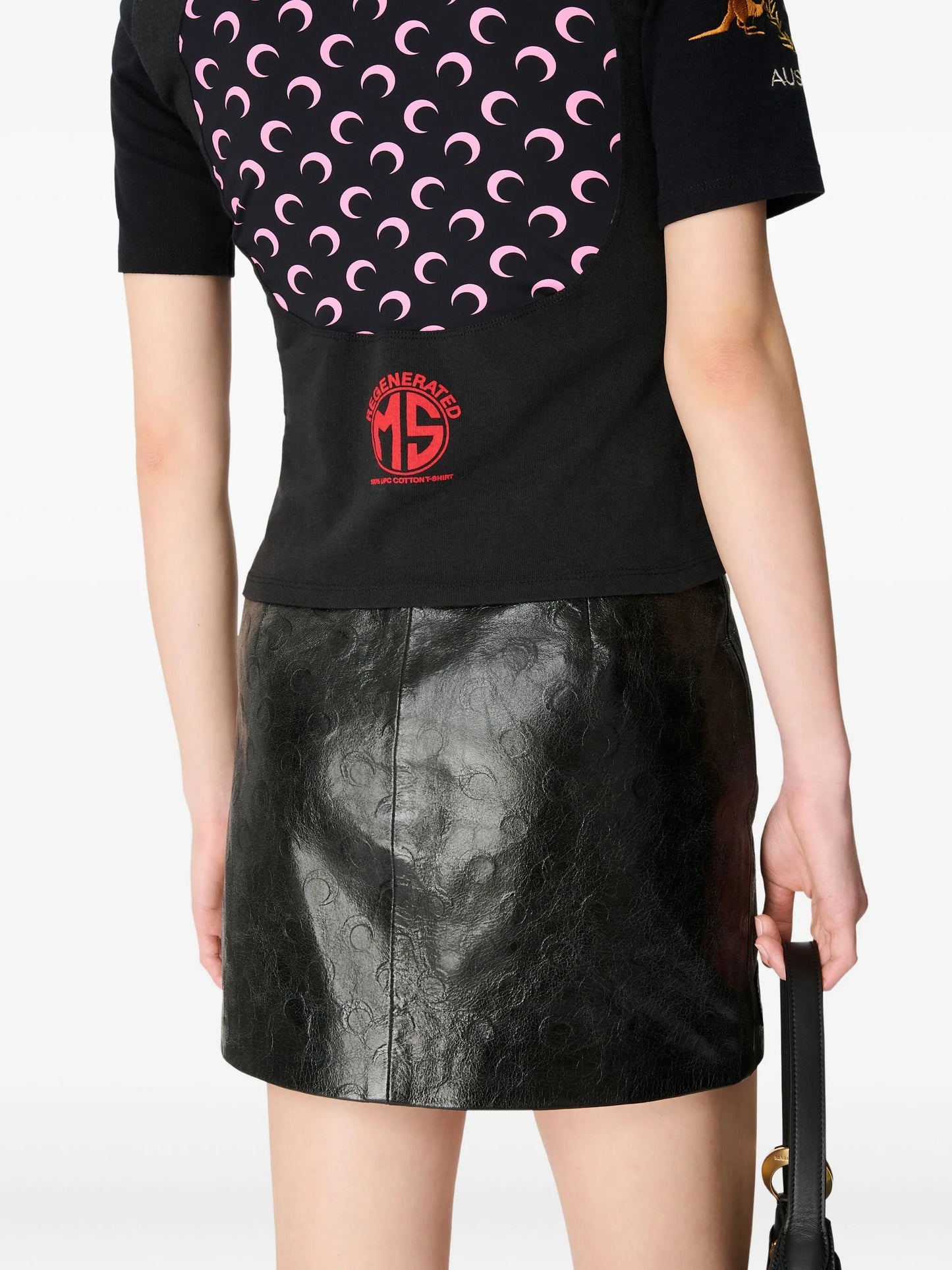 logo-print elephant-graphic T-shirt
