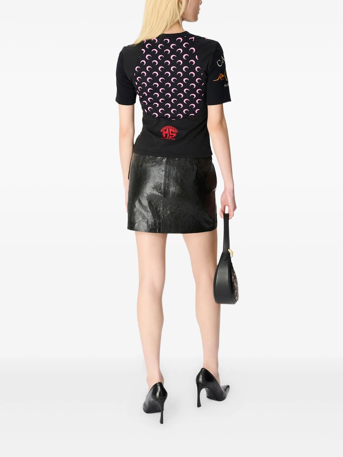 logo-print elephant-graphic T-shirt
