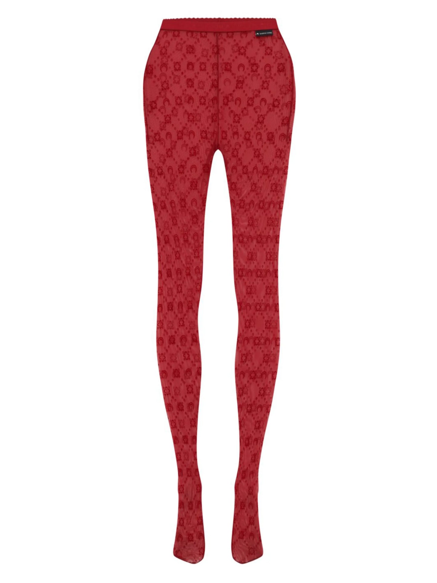 moonogram mesh tights