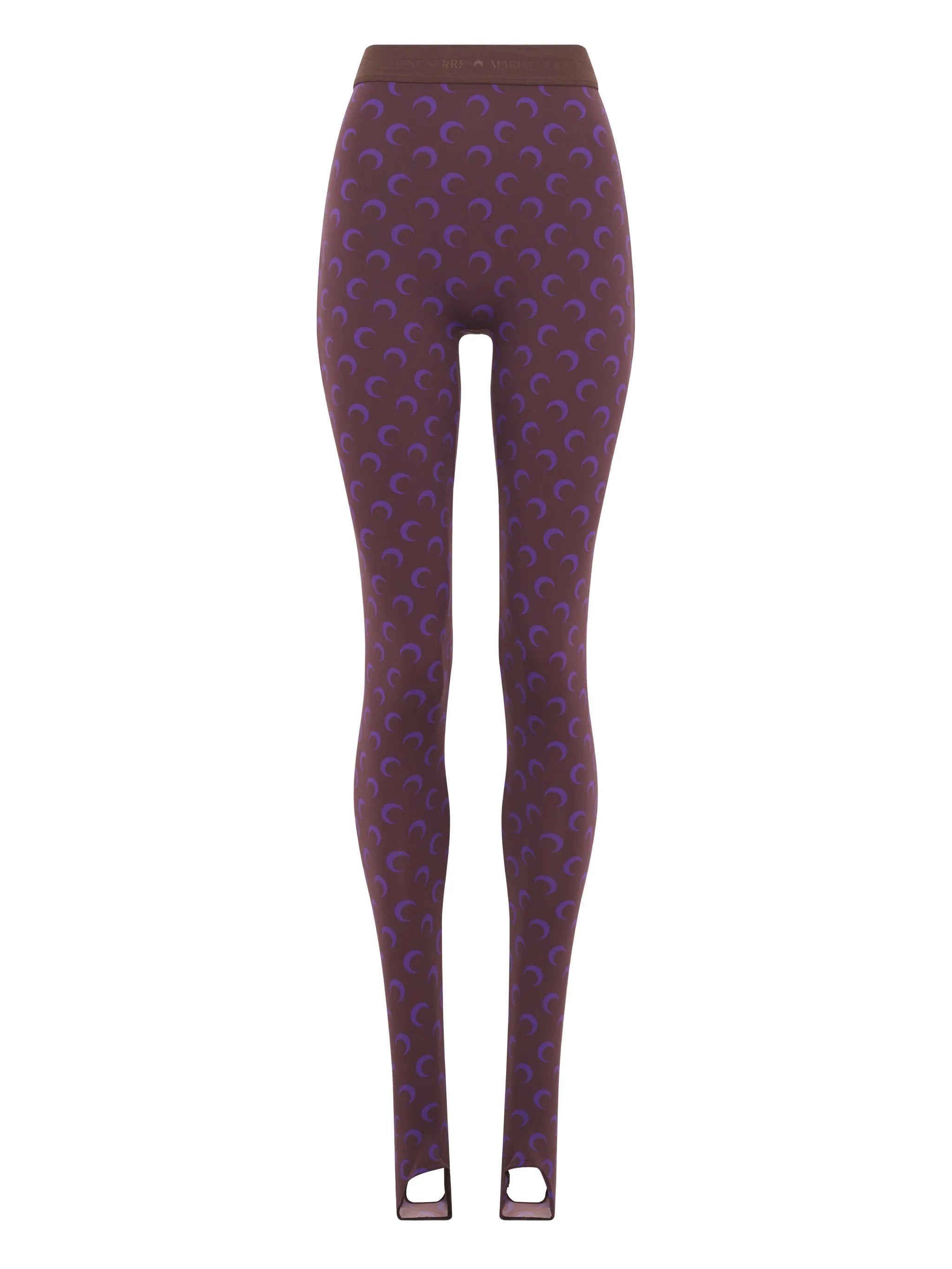 moon-print jersey leggings