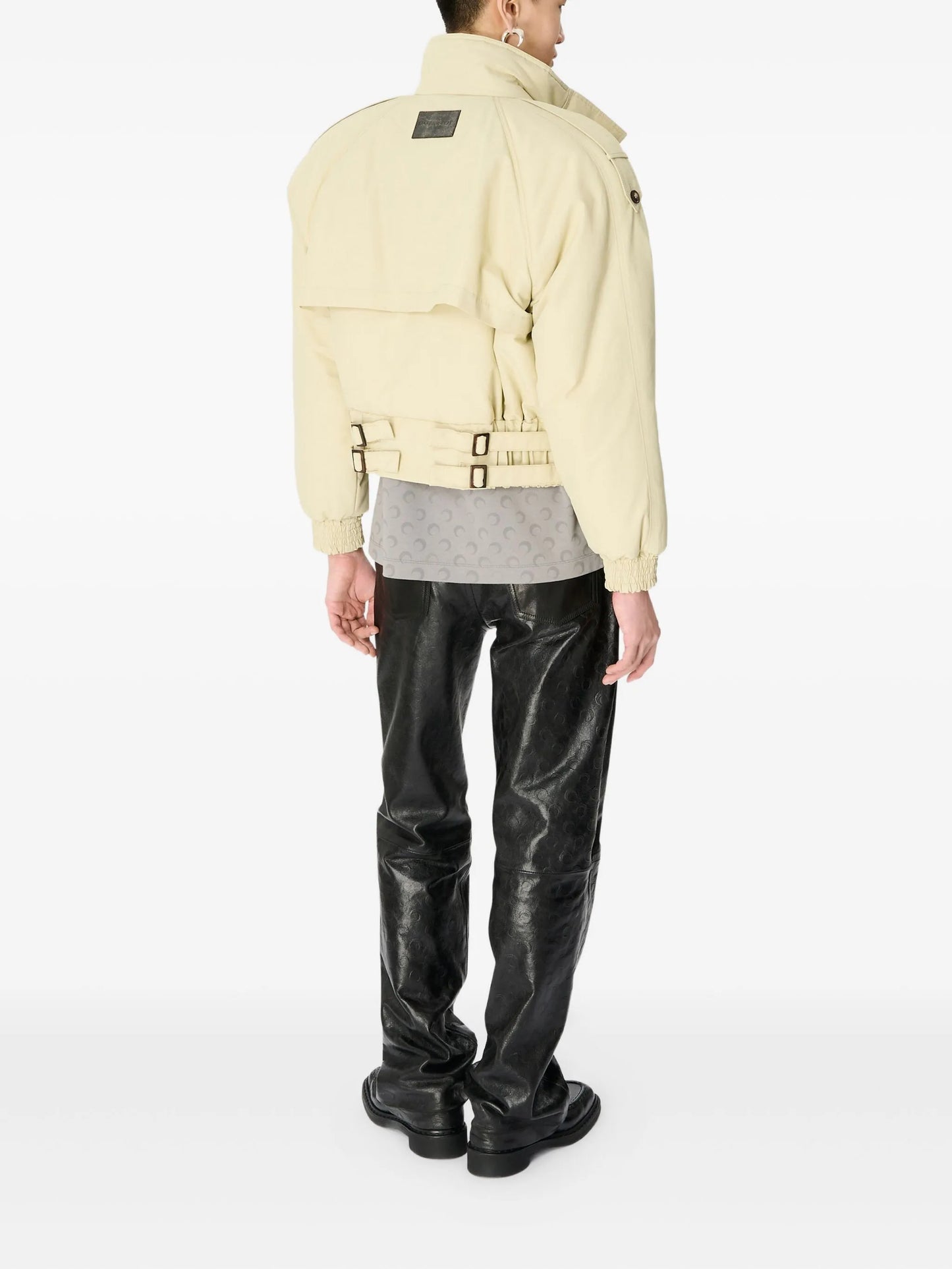 high-neck bomber jacket