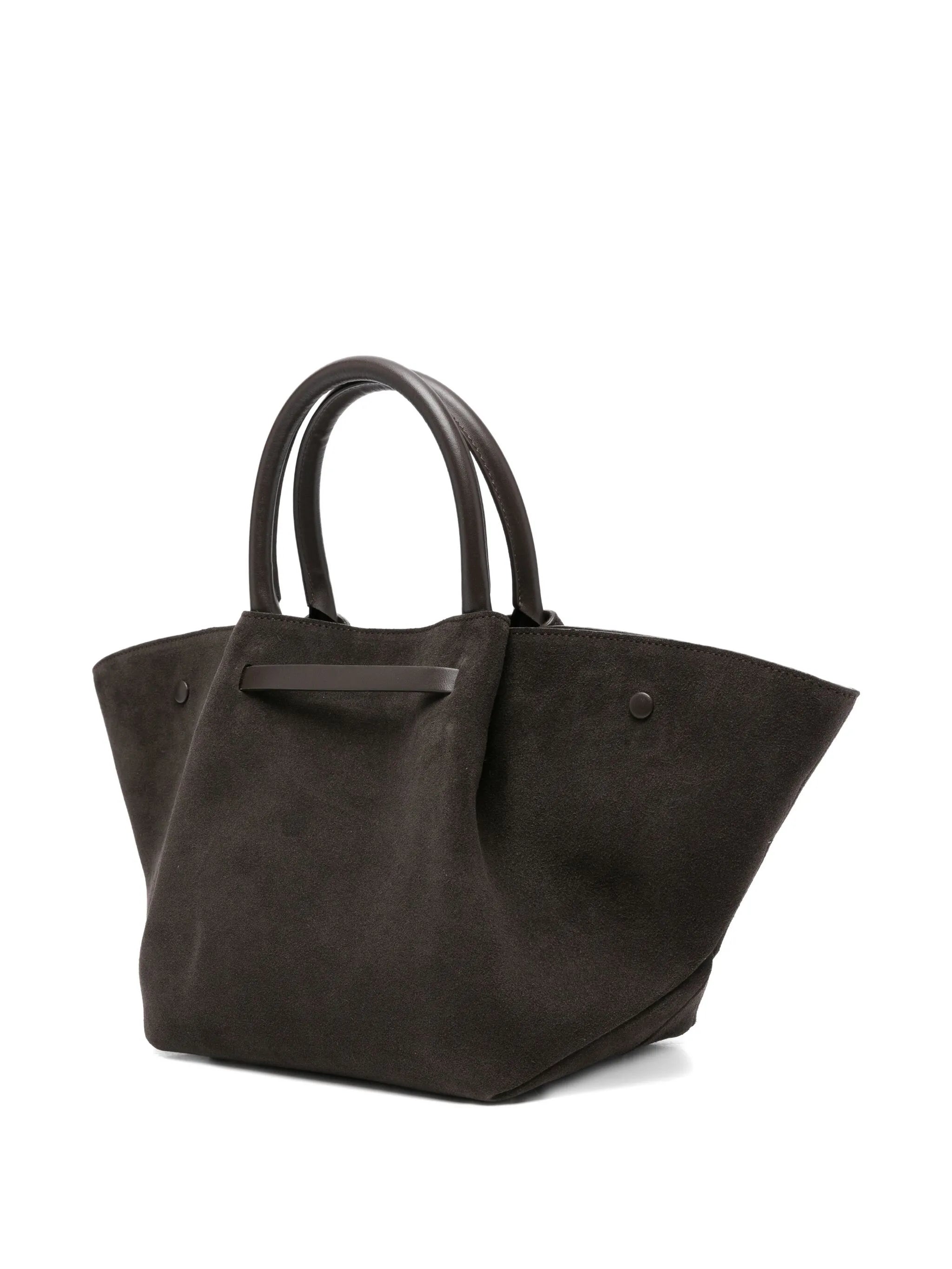 medium The Midi New York suede tote bag
