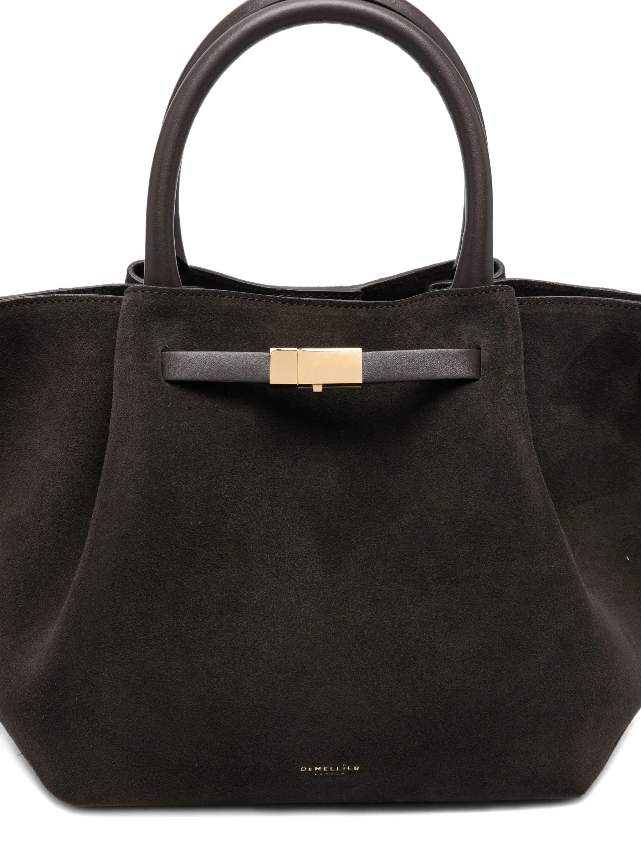 medium The Midi New York suede tote bag