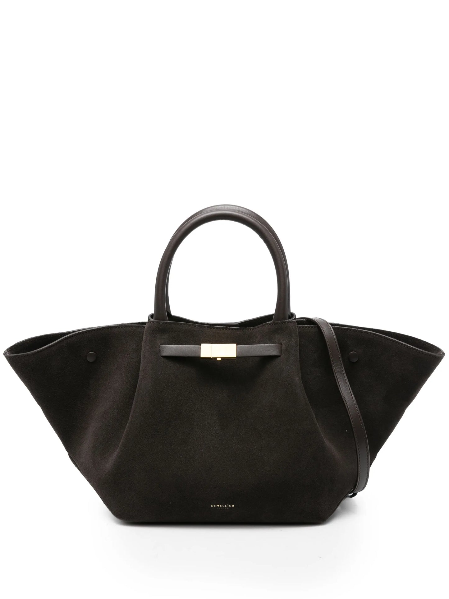 medium The Midi New York suede tote bag