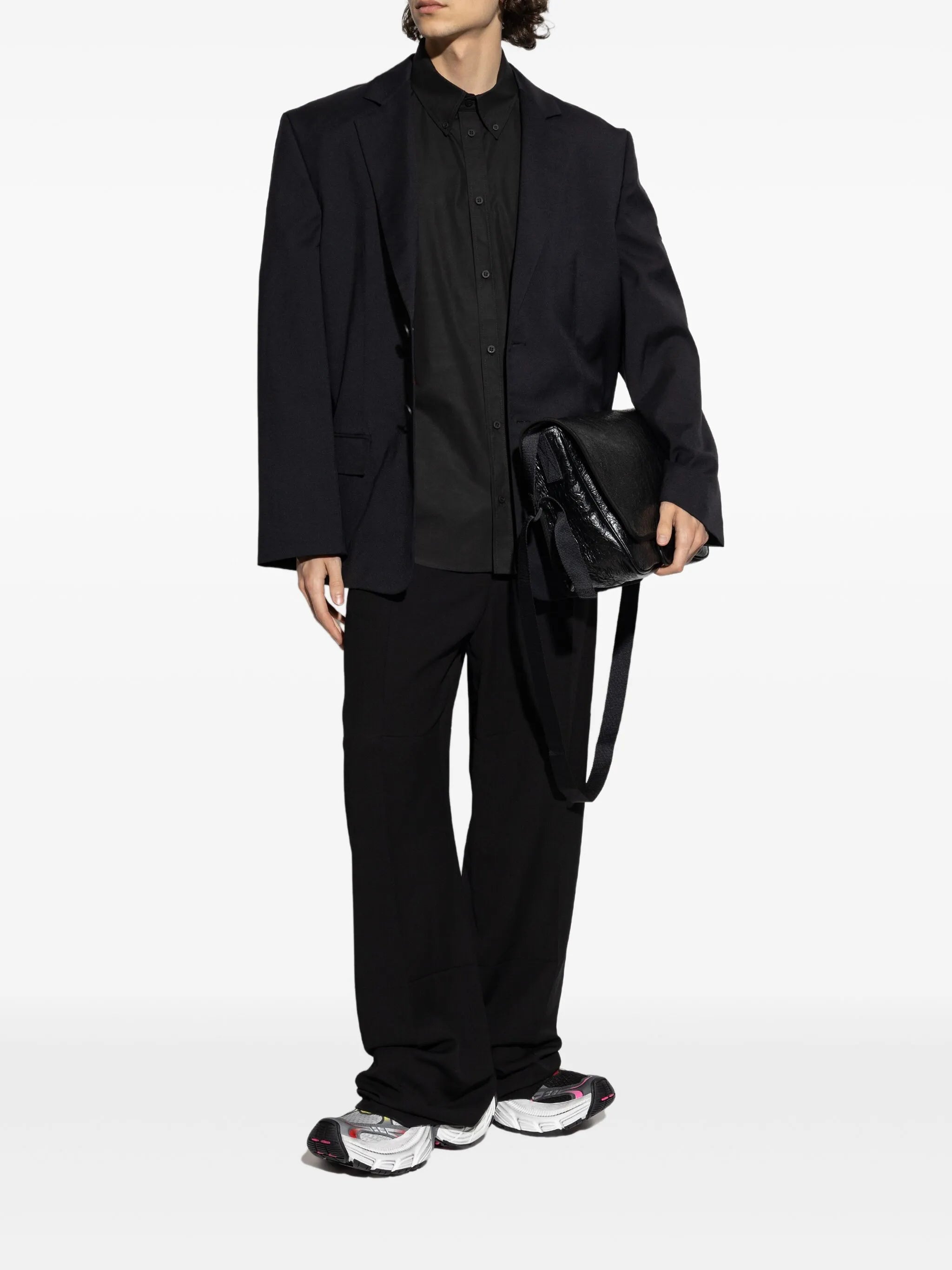 pleated pocket trousers