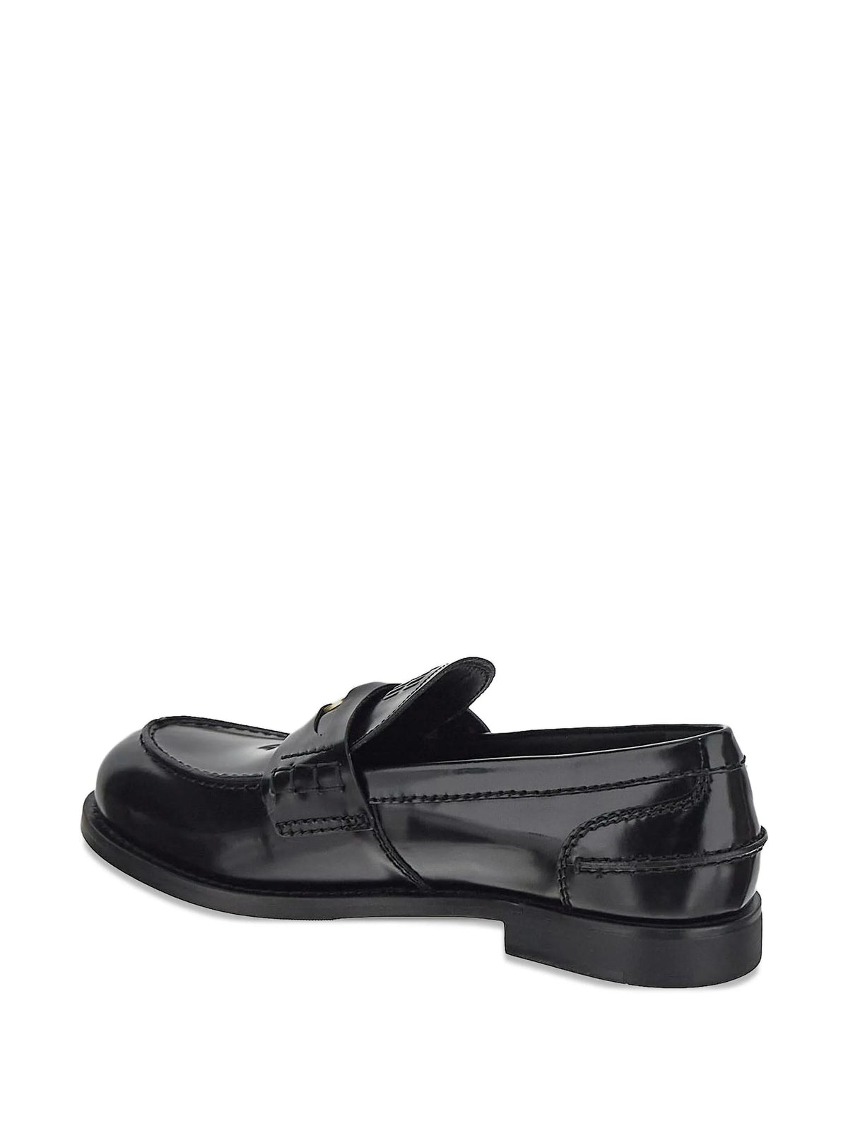 leather penny-strap loafers