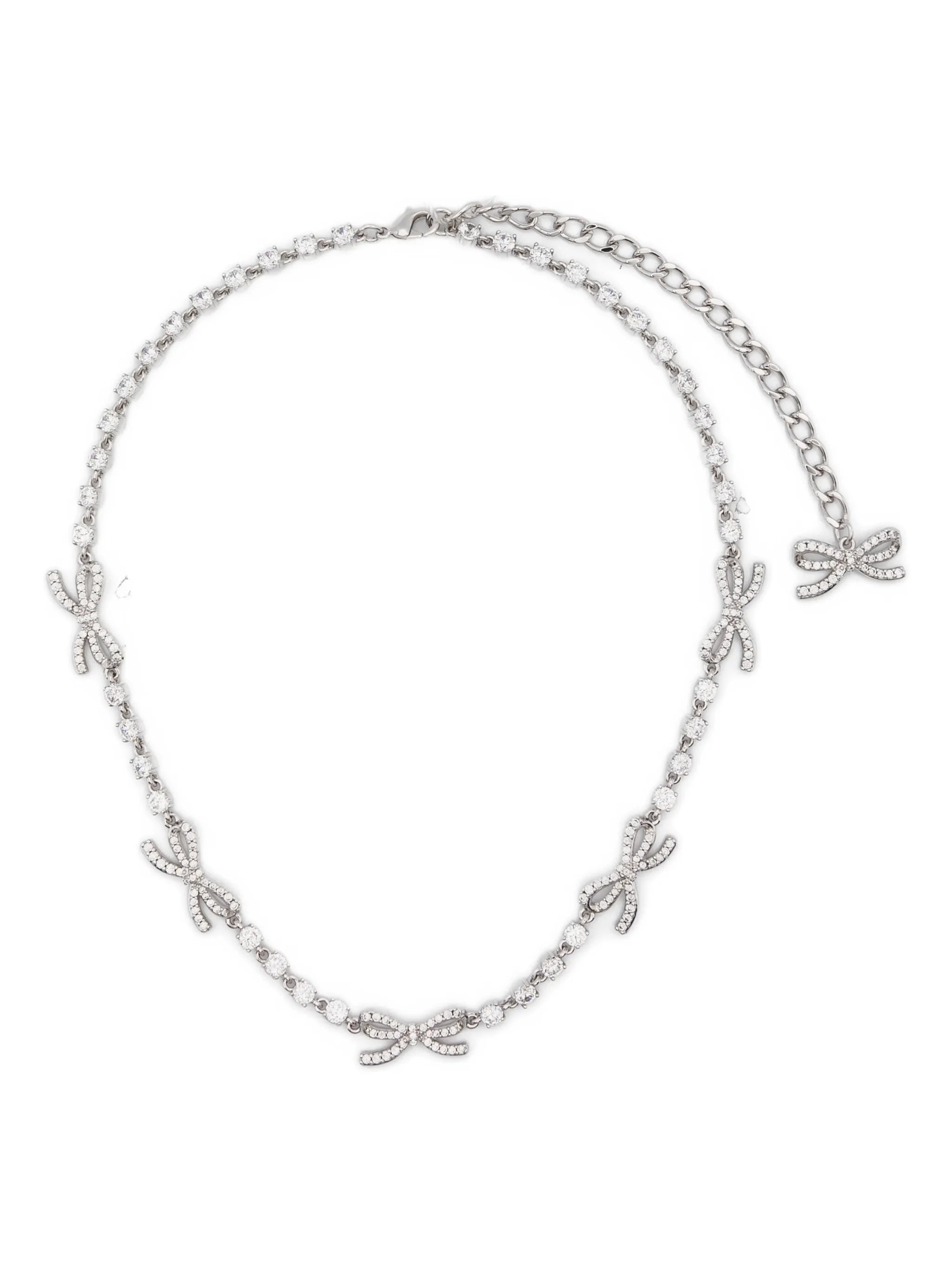 crystal-bow necklace