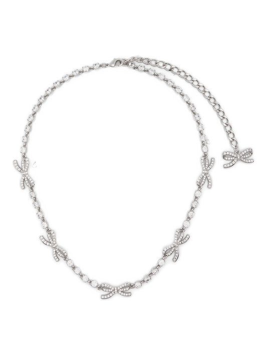 crystal-bow necklace