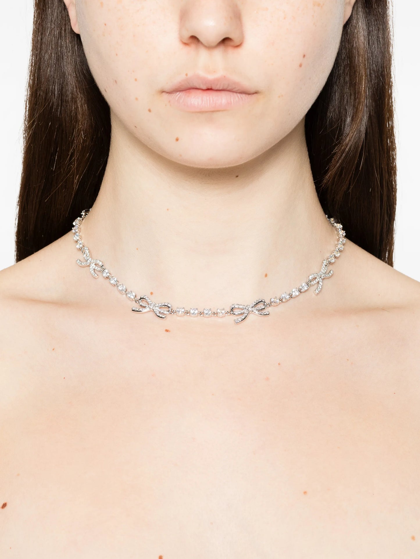 crystal-bow necklace