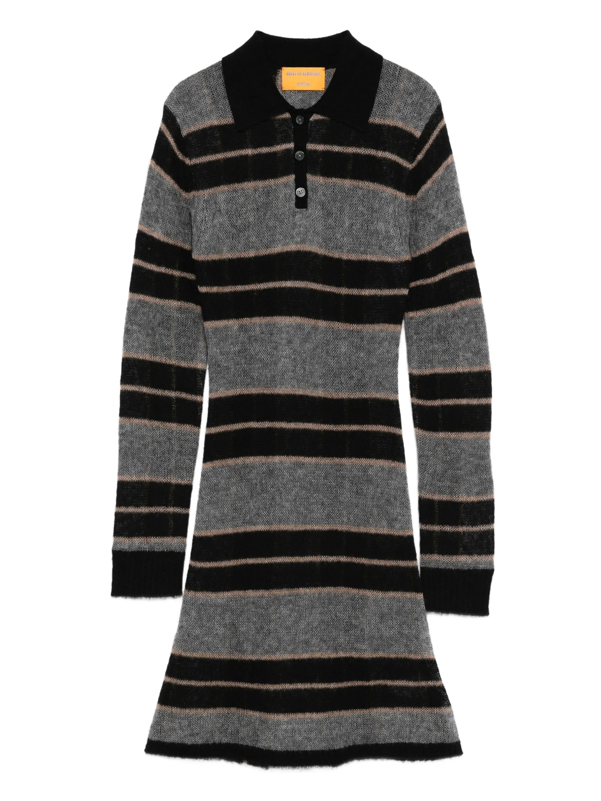 striped midi dress