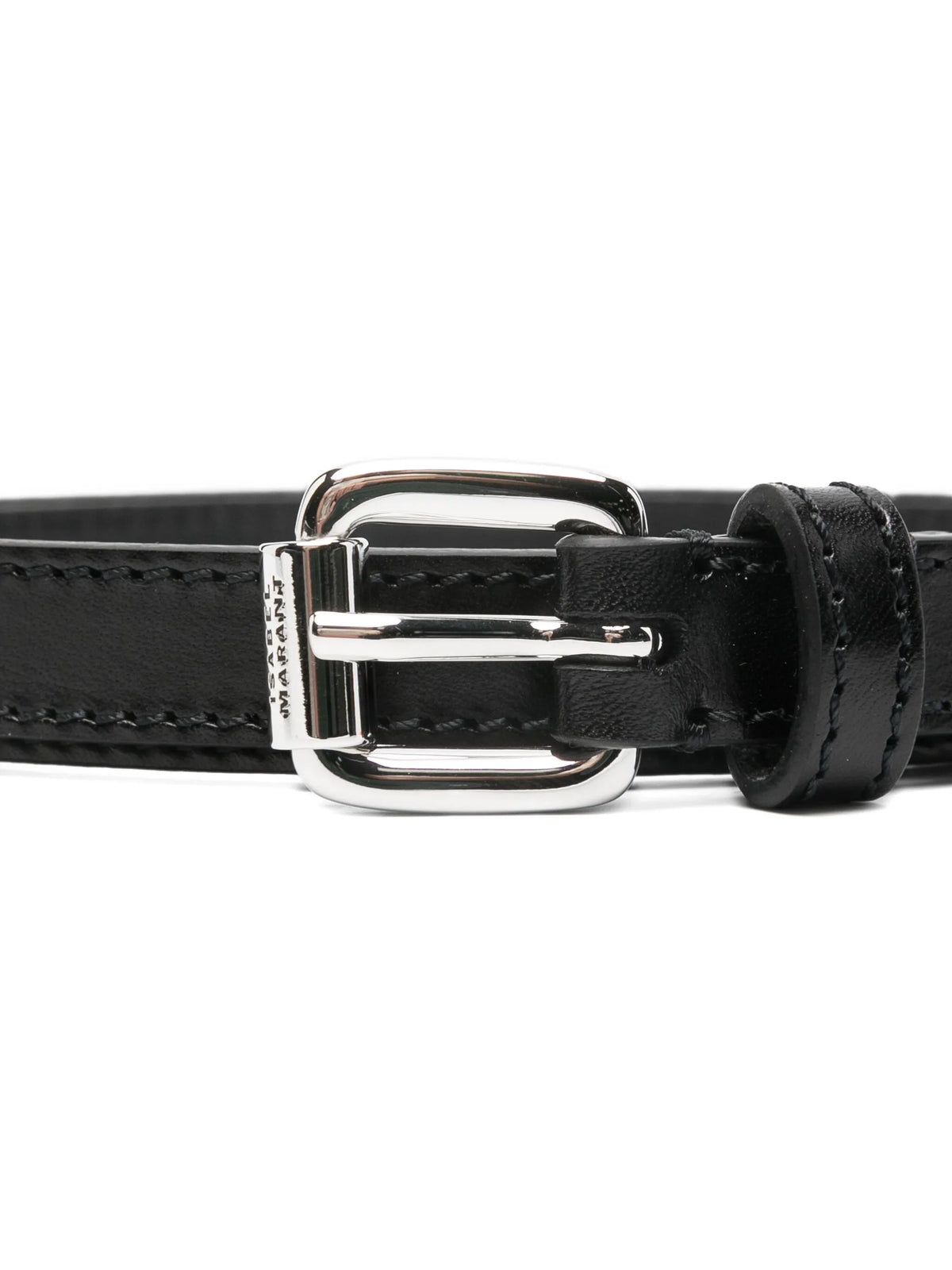 Chelsea buckled leather belt