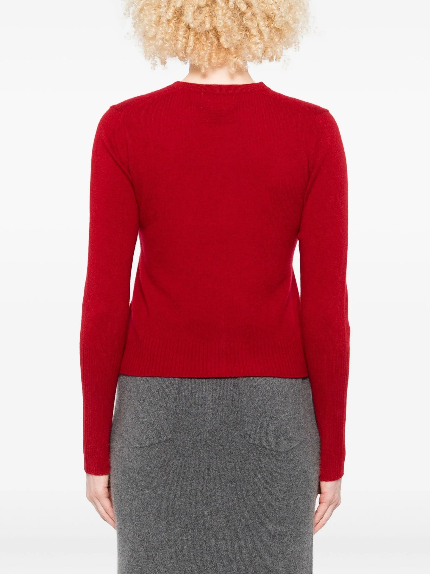 long-sleeve button cardigan