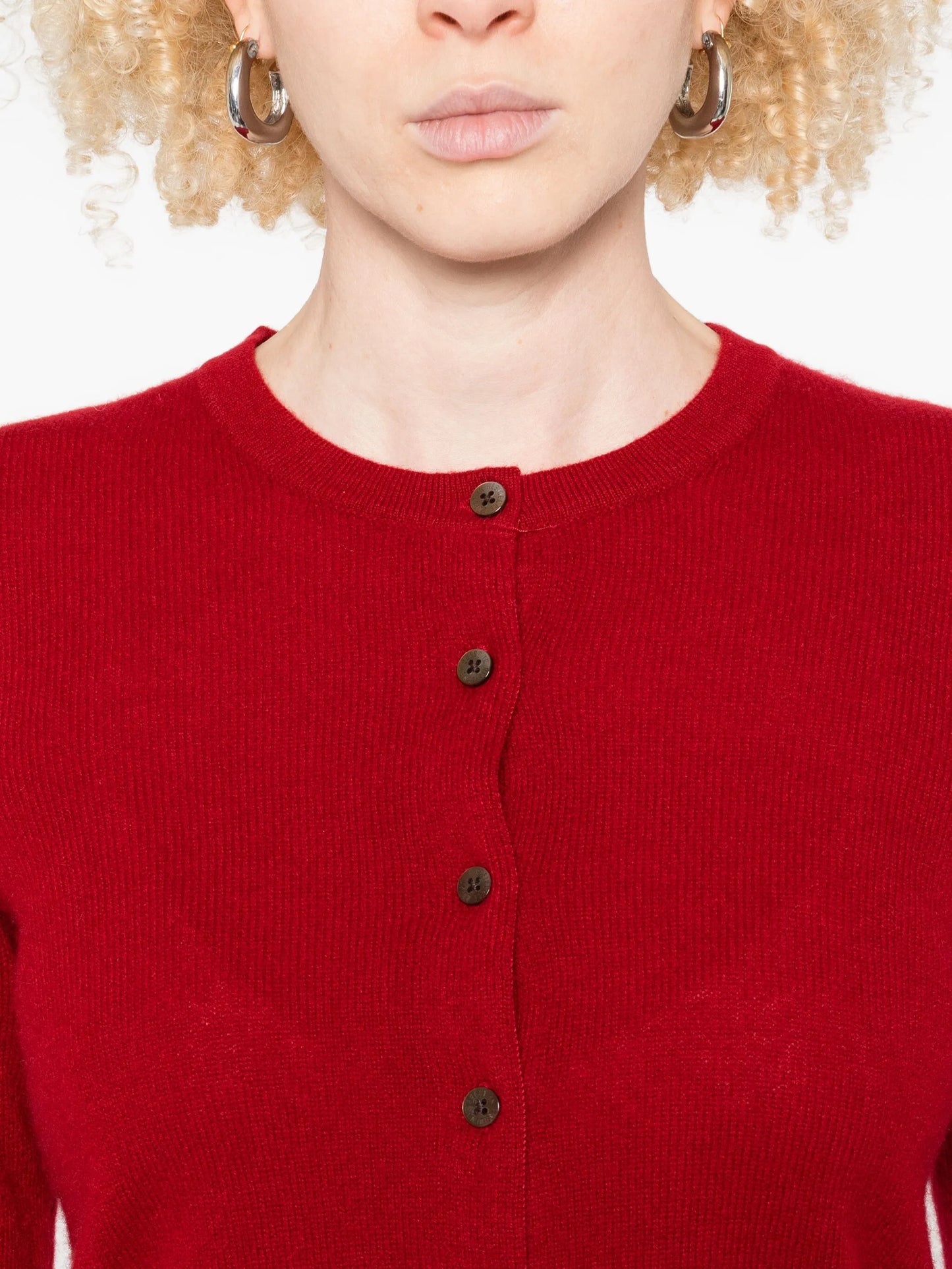 long-sleeve button cardigan