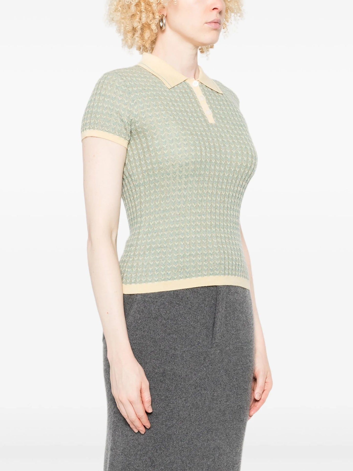 cashmere polo shirt