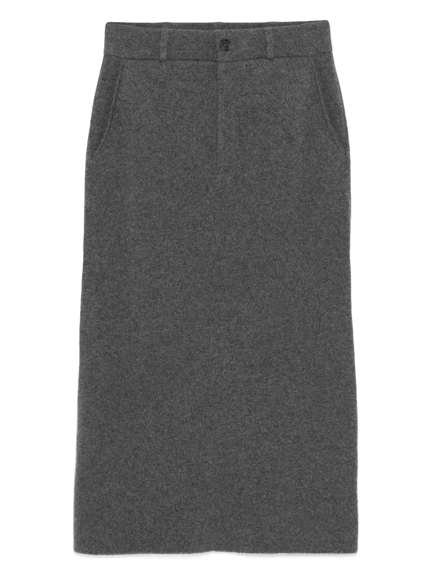 fine-knit pencil skirt