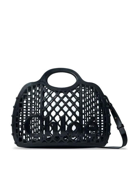 Cage logo-detail tote bag