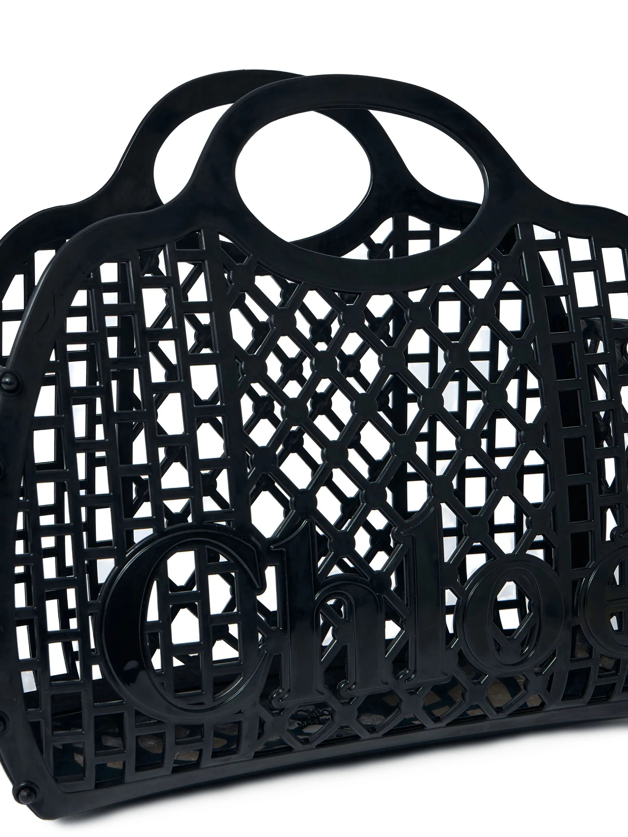 Cage logo-detail tote bag
