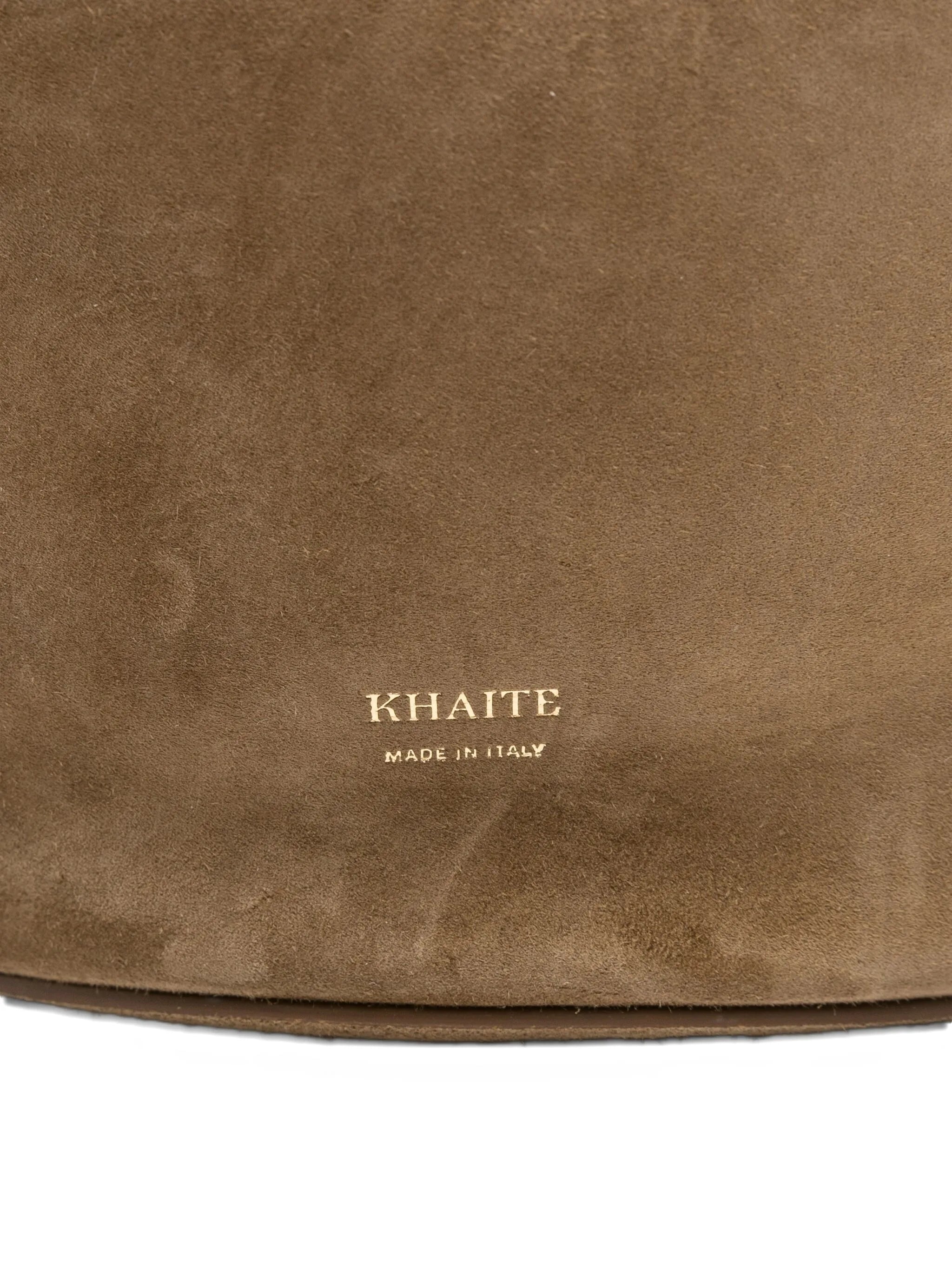 Lotus suede tote bag