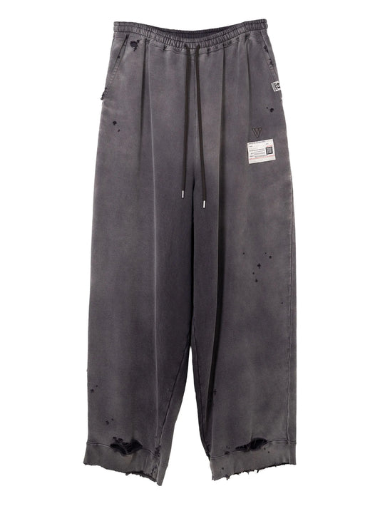 sun faded drawstring track pants