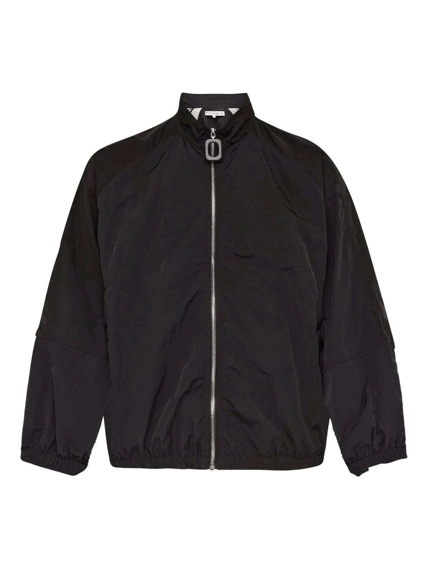 zip-fastening raglan-sleeve bomber jacket